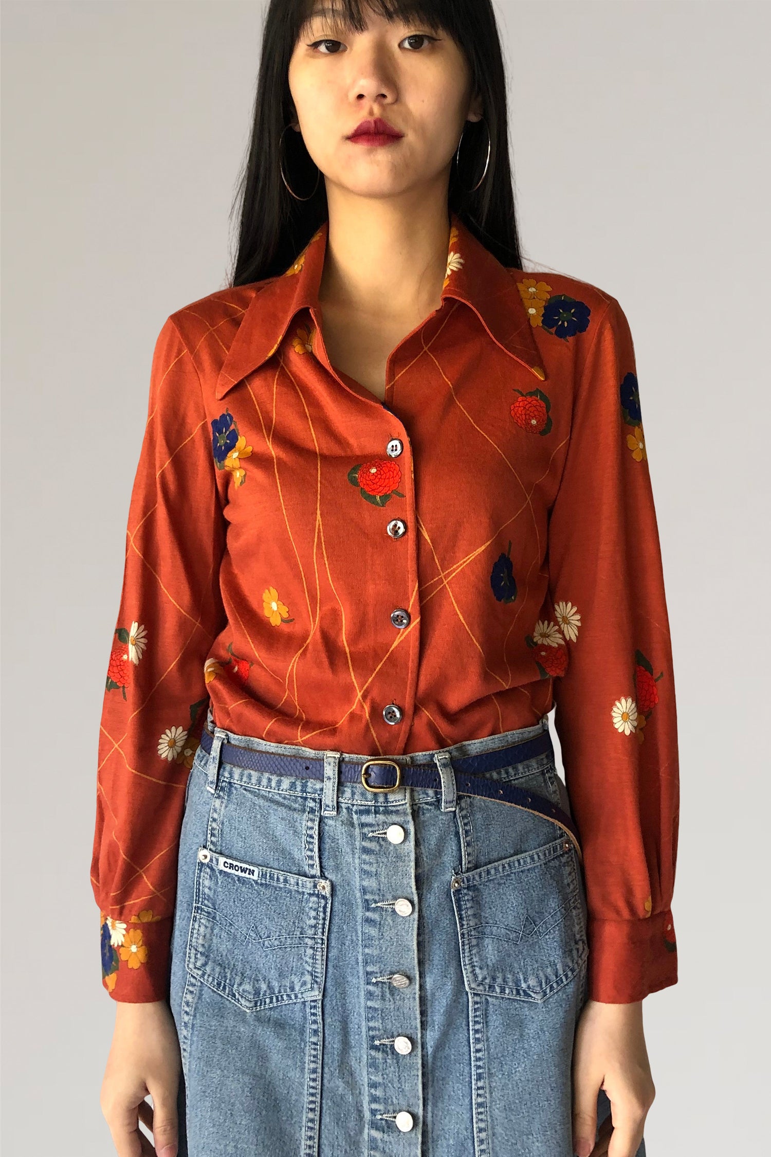 70s blouse - PICKNWEIGHT - VINTAGE KILO STORE