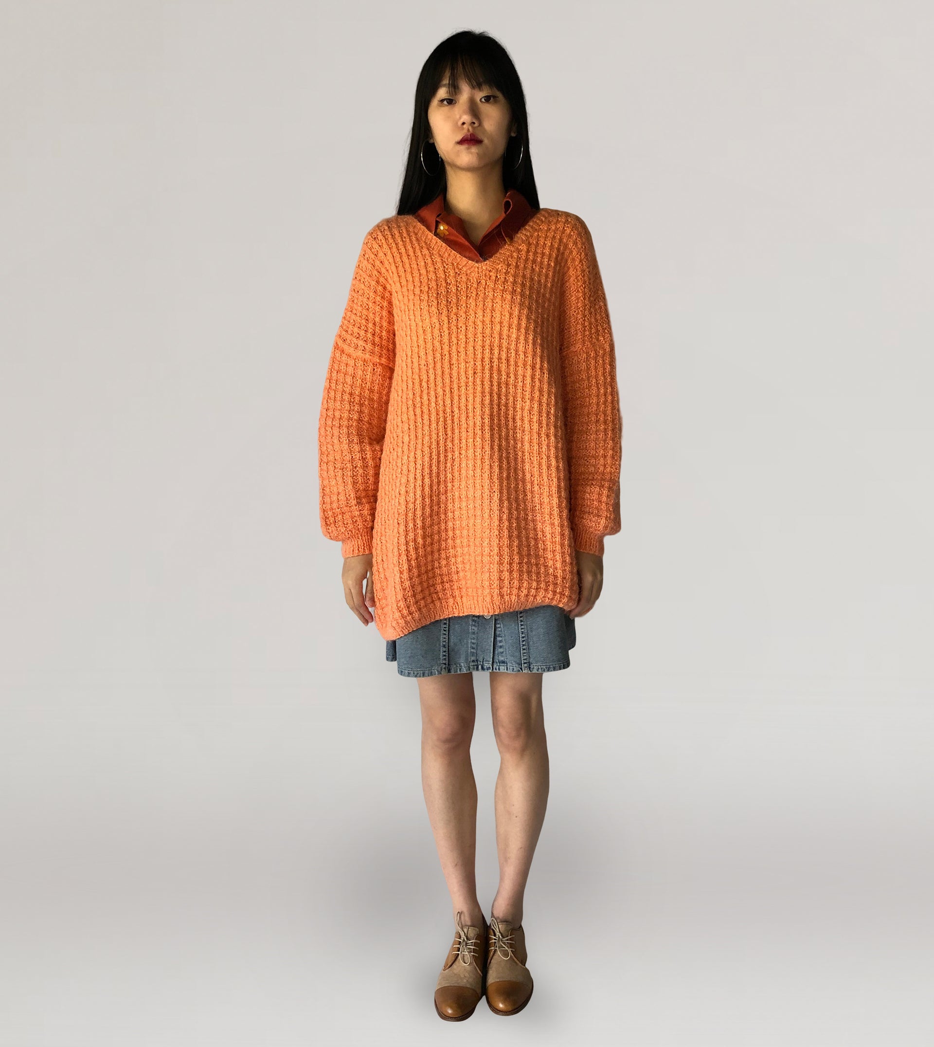 Orange knitwear - PICKNWEIGHT - VINTAGE KILO STORE