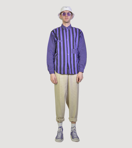 Purple striped shirt - PICKNWEIGHT - VINTAGE KILO STORE