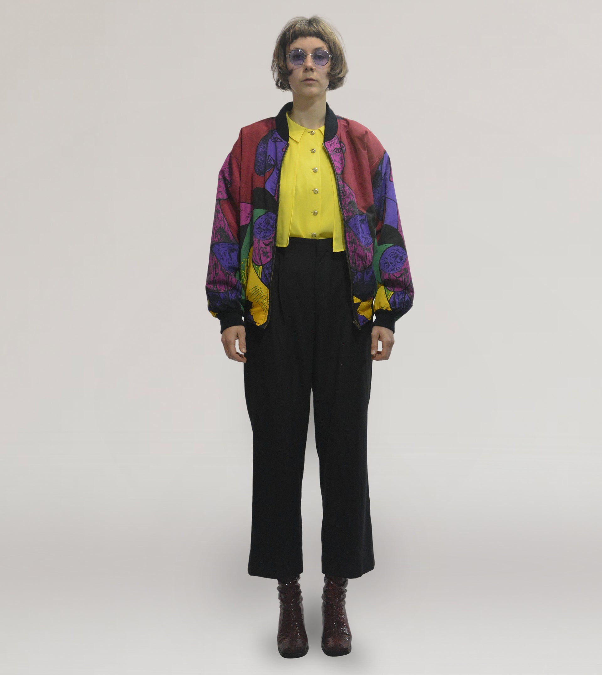80s printed jacket - PICKNWEIGHT - VINTAGE KILO STORE