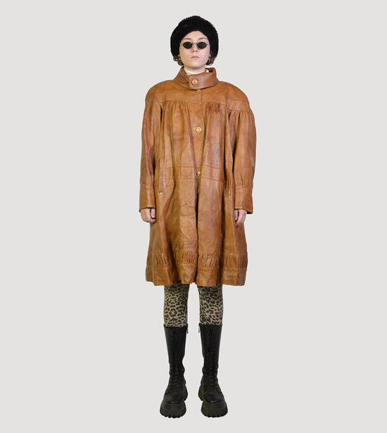 Special leather coat - PICKNWEIGHT - VINTAGE KILO STORE