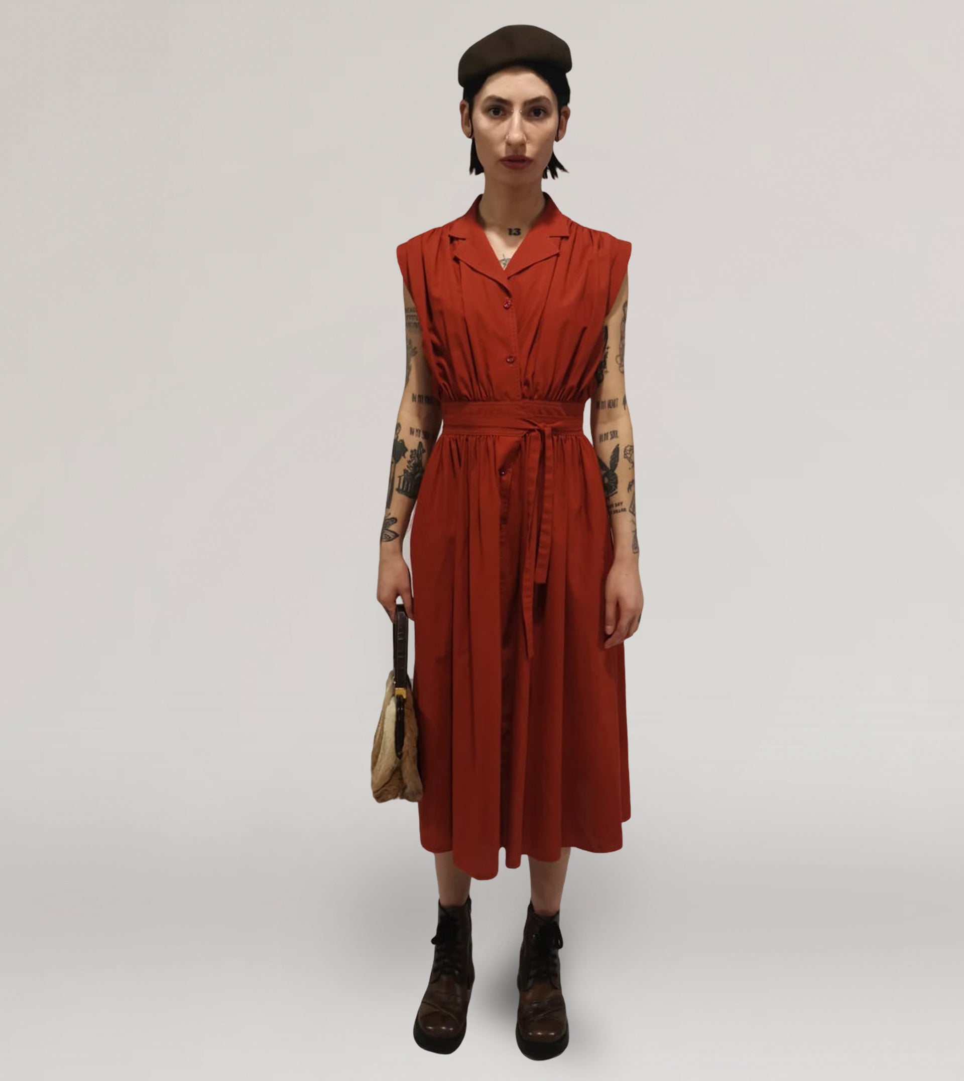 Red dress - PICKNWEIGHT - VINTAGE KILO STORE