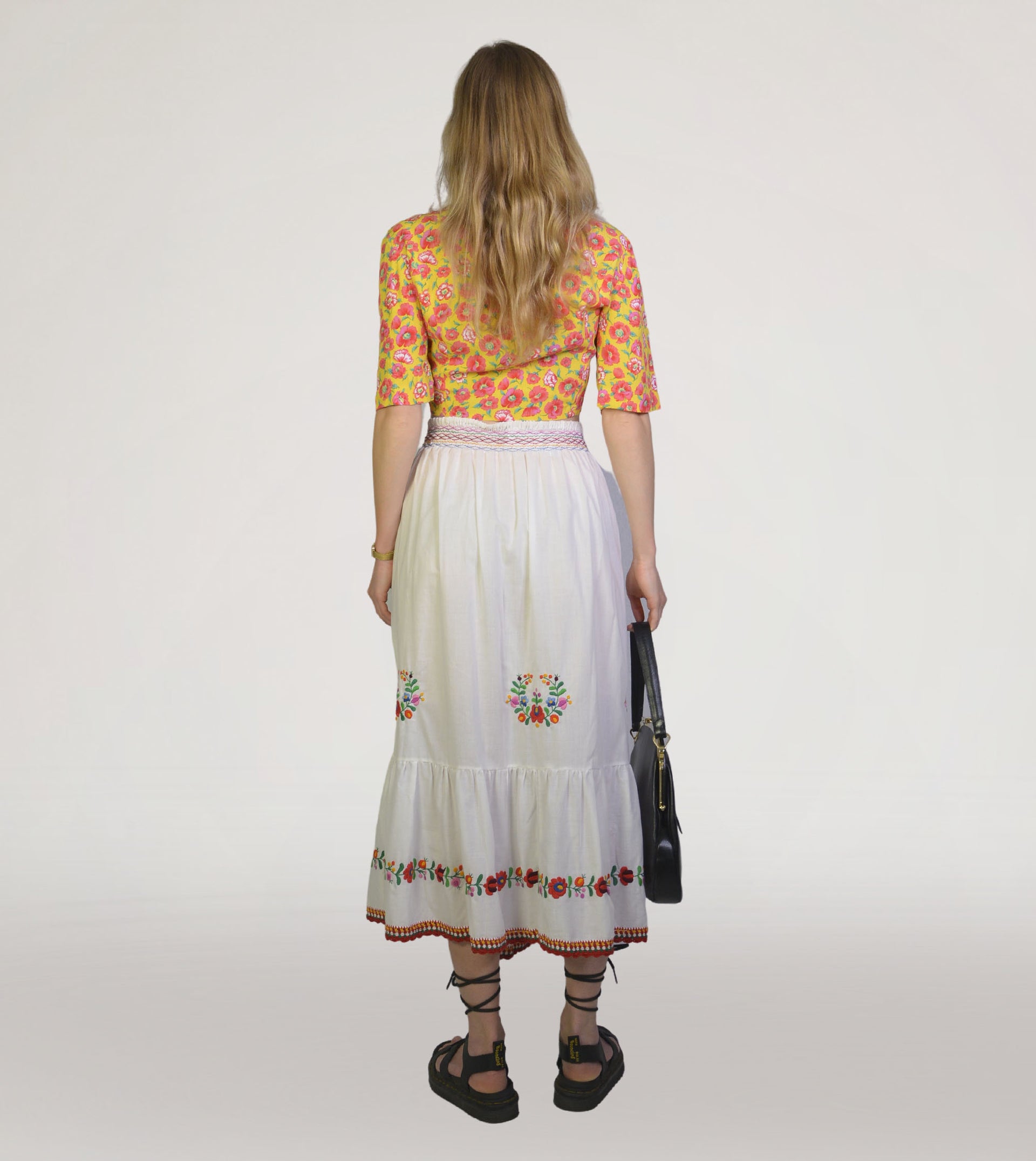 Folklore skirt - PICKNWEIGHT - VINTAGE KILO STORE