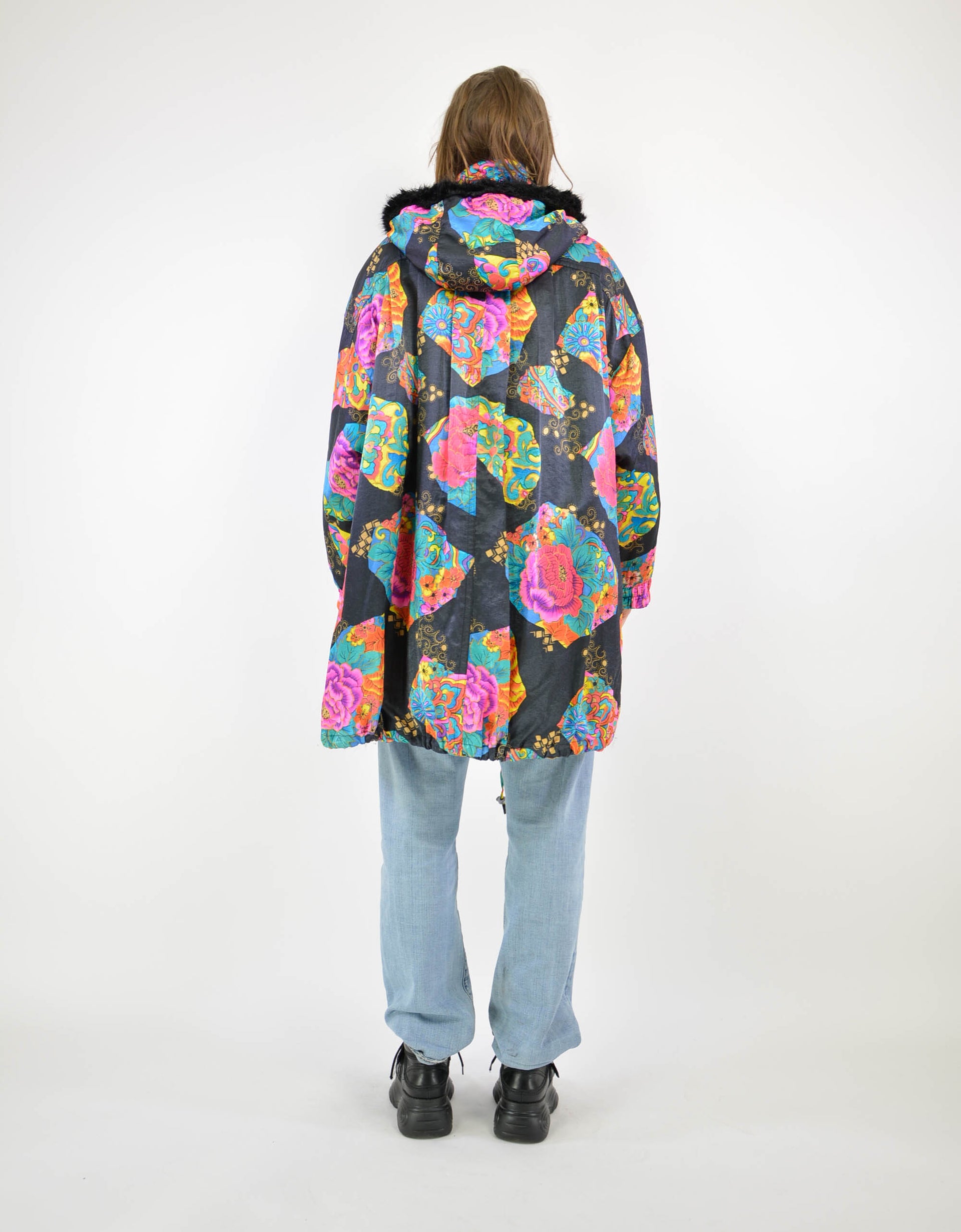 80s floral ski jacket - PICKNWEIGHT - VINTAGE KILO STORE