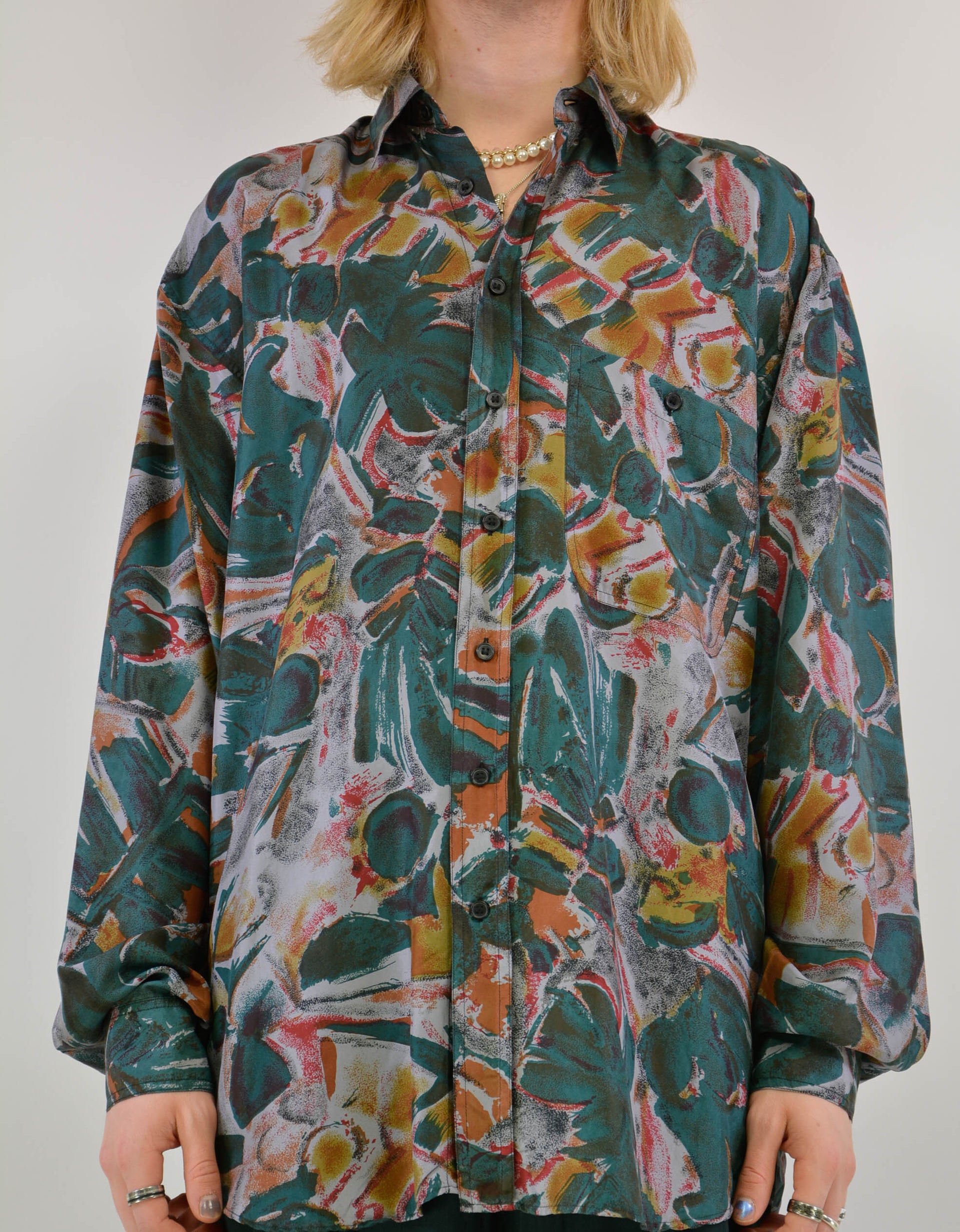 80s silk shirt - PICKNWEIGHT - VINTAGE KILO STORE