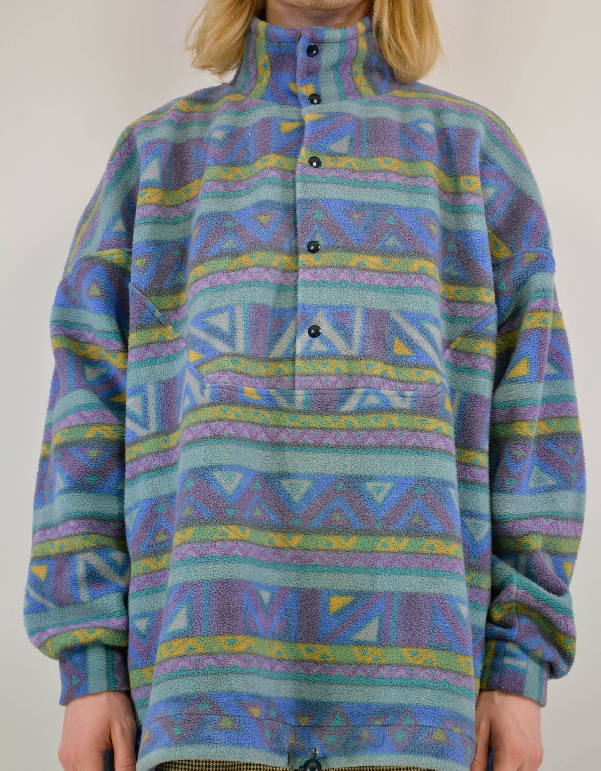 80s fleece sweater - PICKNWEIGHT - VINTAGE KILO STORE