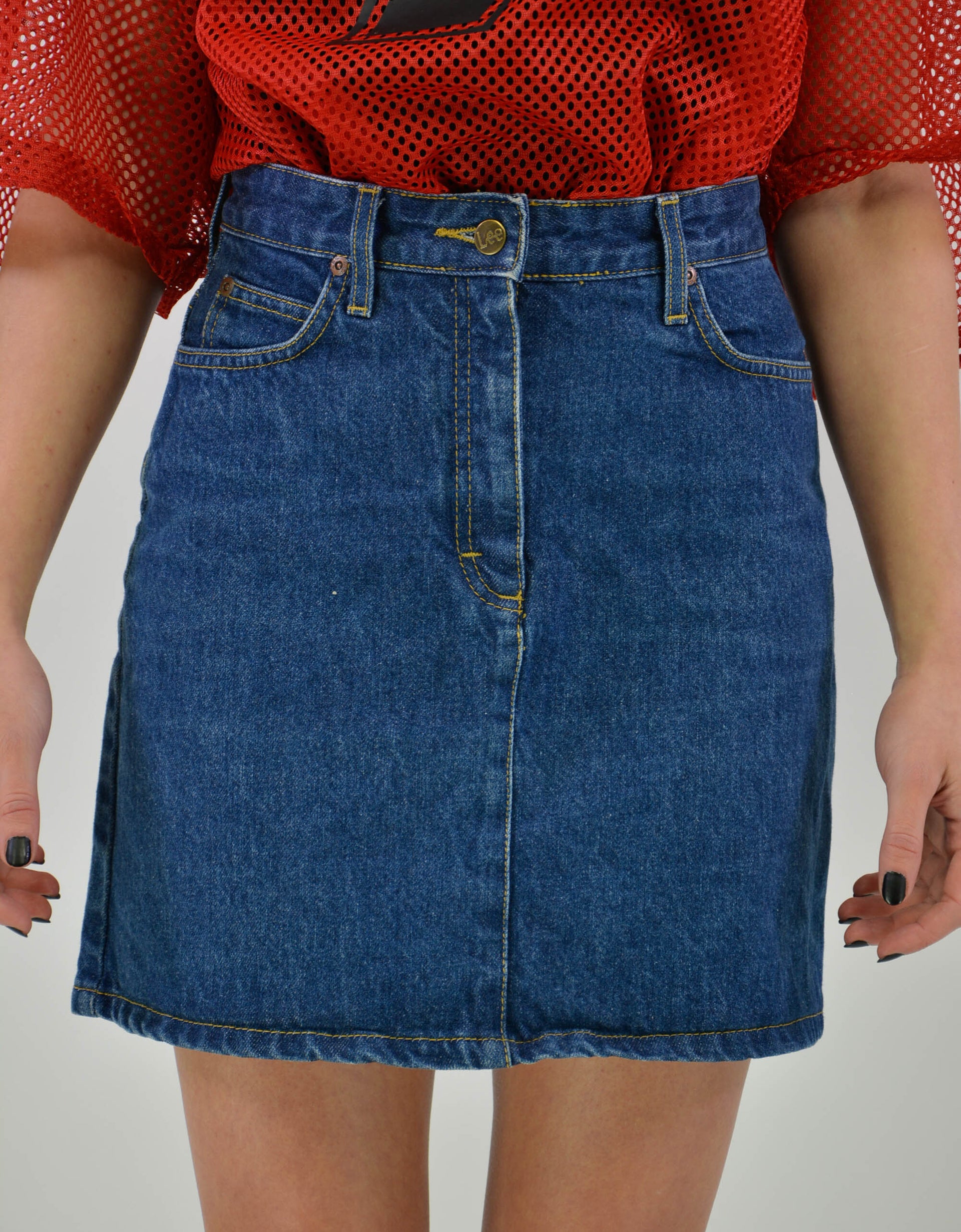 Denim mini skirt - PICKNWEIGHT - VINTAGE KILO STORE