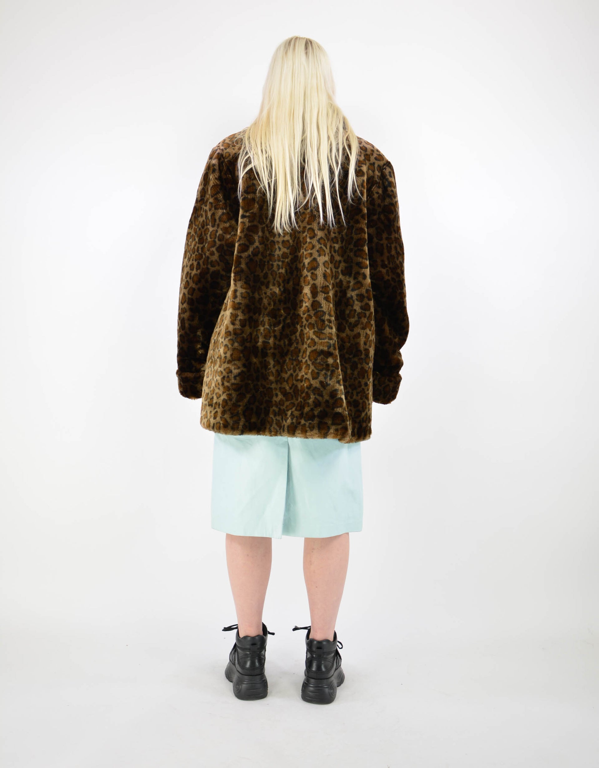 Leopard faux fur coat - PICKNWEIGHT - VINTAGE KILO STORE