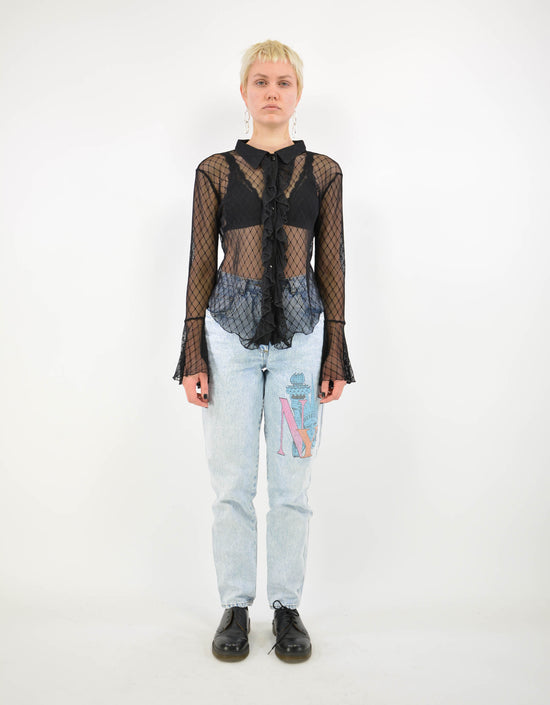 Transparent blouse - PICKNWEIGHT - VINTAGE KILO STORE