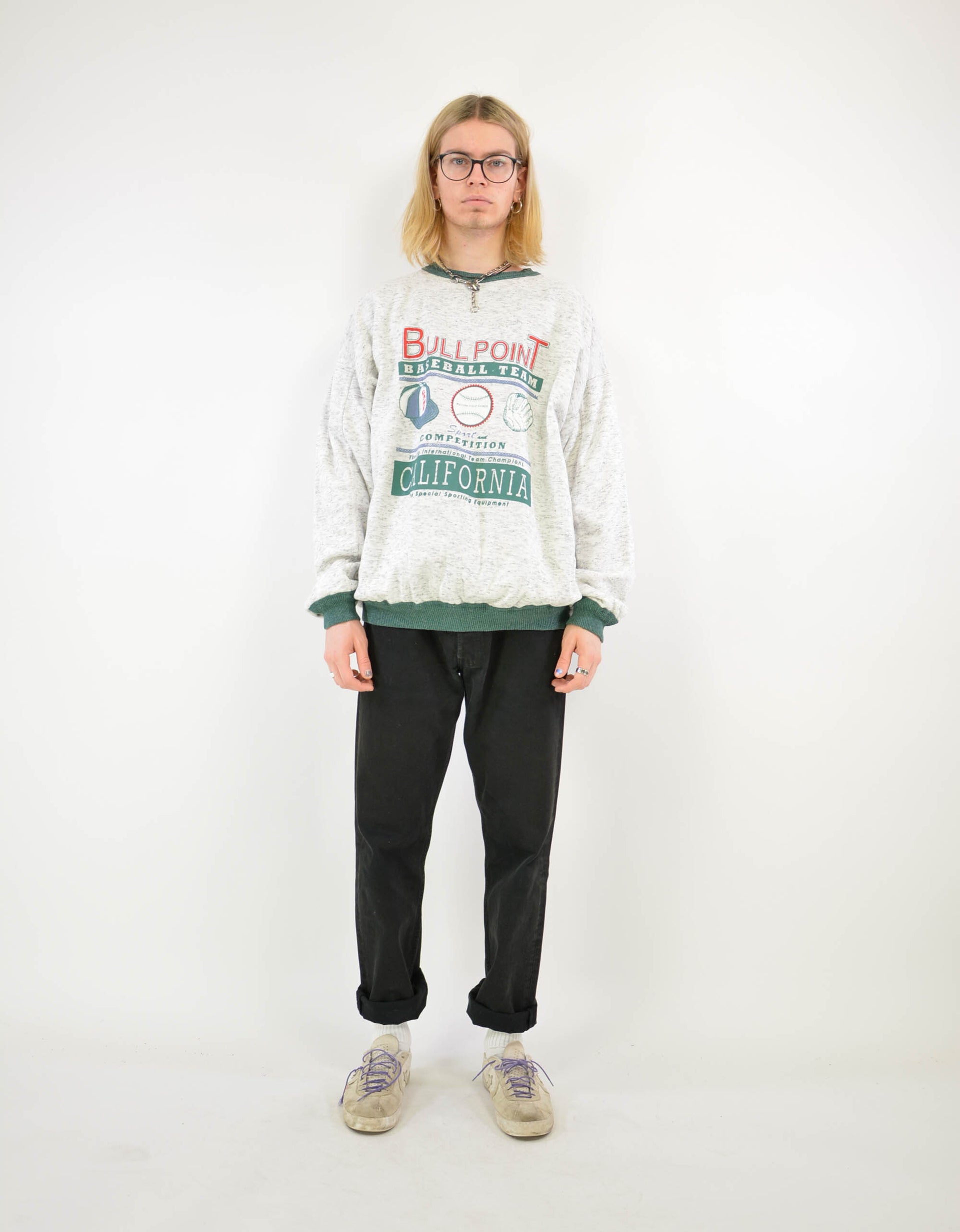 80s sport sweater - PICKNWEIGHT - VINTAGE KILO STORE