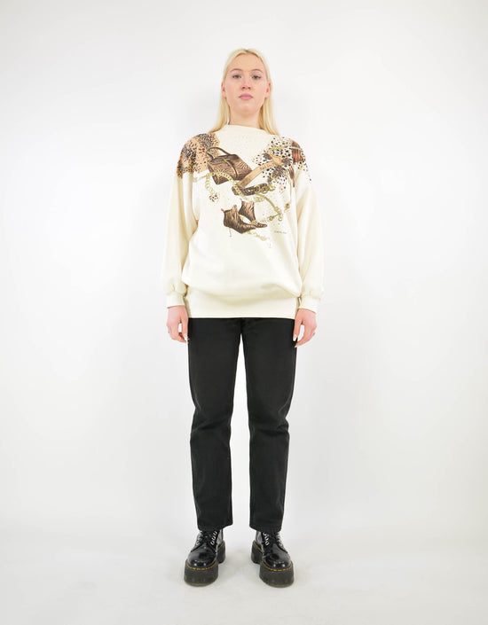 Printed sweater - PICKNWEIGHT - VINTAGE KILO STORE