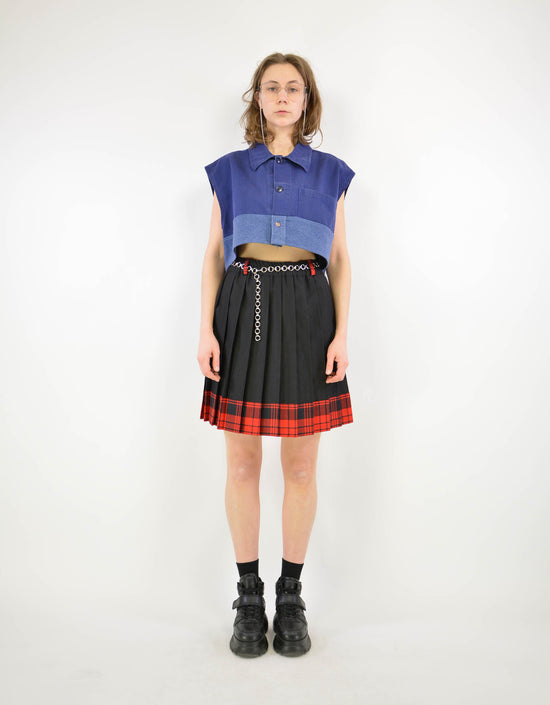 Check skirt - PICKNWEIGHT - VINTAGE KILO STORE