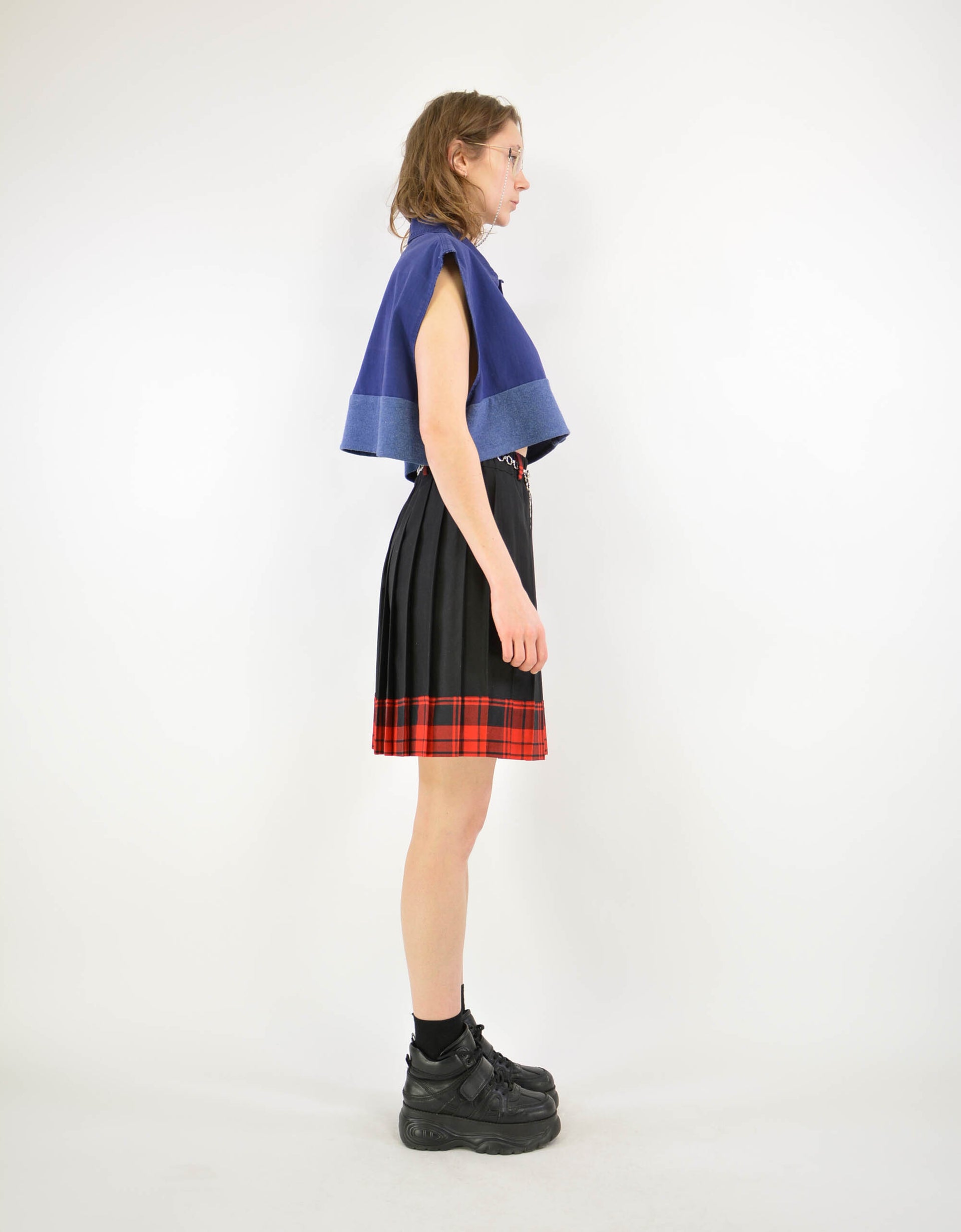 Check skirt - PICKNWEIGHT - VINTAGE KILO STORE