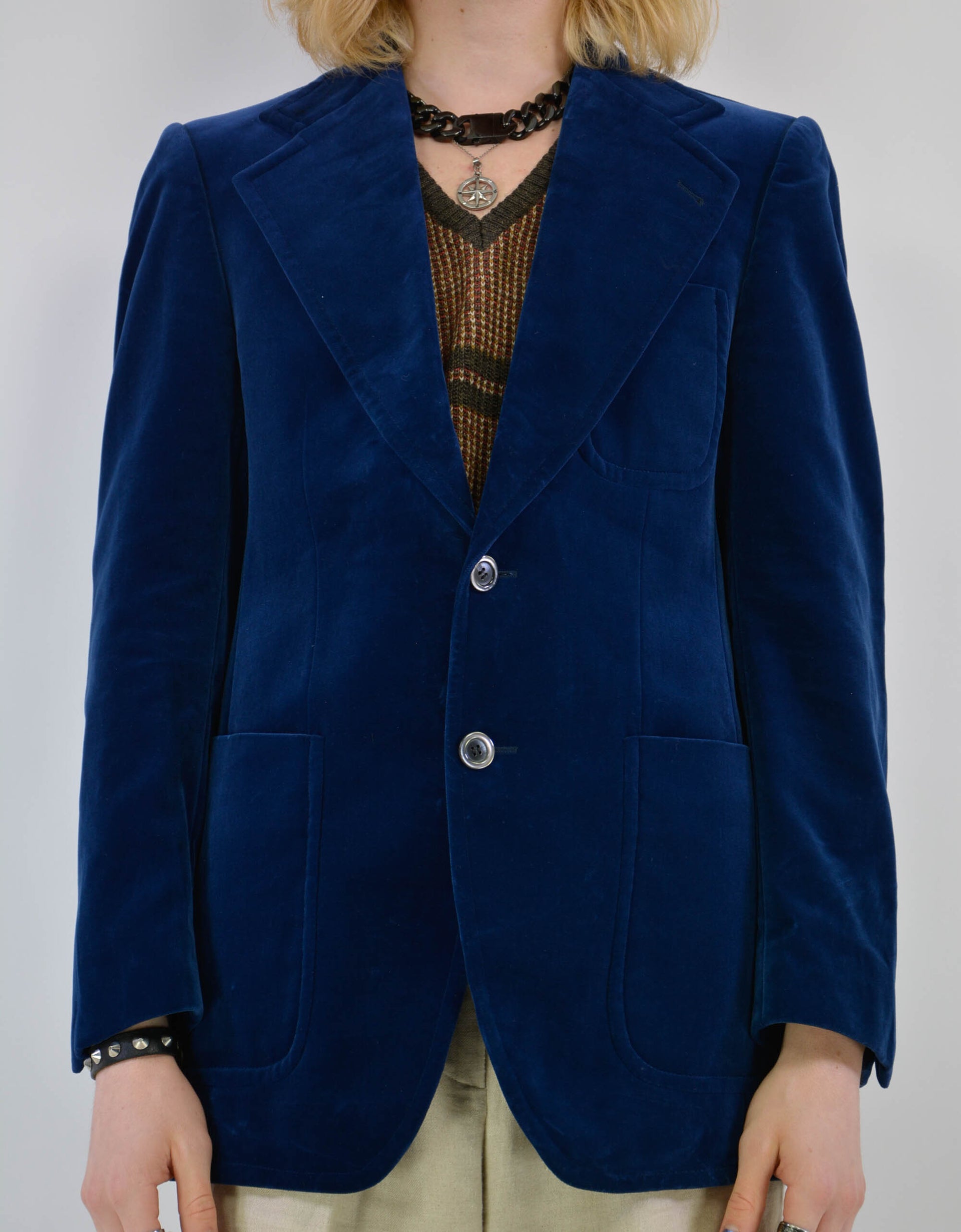 Velvet suit jacket - PICKNWEIGHT - VINTAGE KILO STORE
