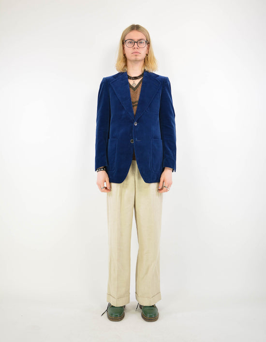Velvet suit jacket - PICKNWEIGHT - VINTAGE KILO STORE
