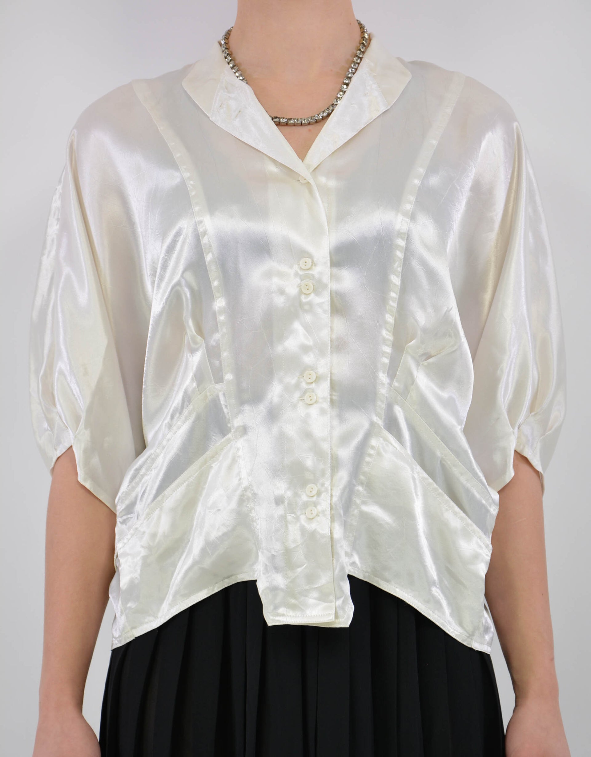 White blouse - PICKNWEIGHT - VINTAGE KILO STORE