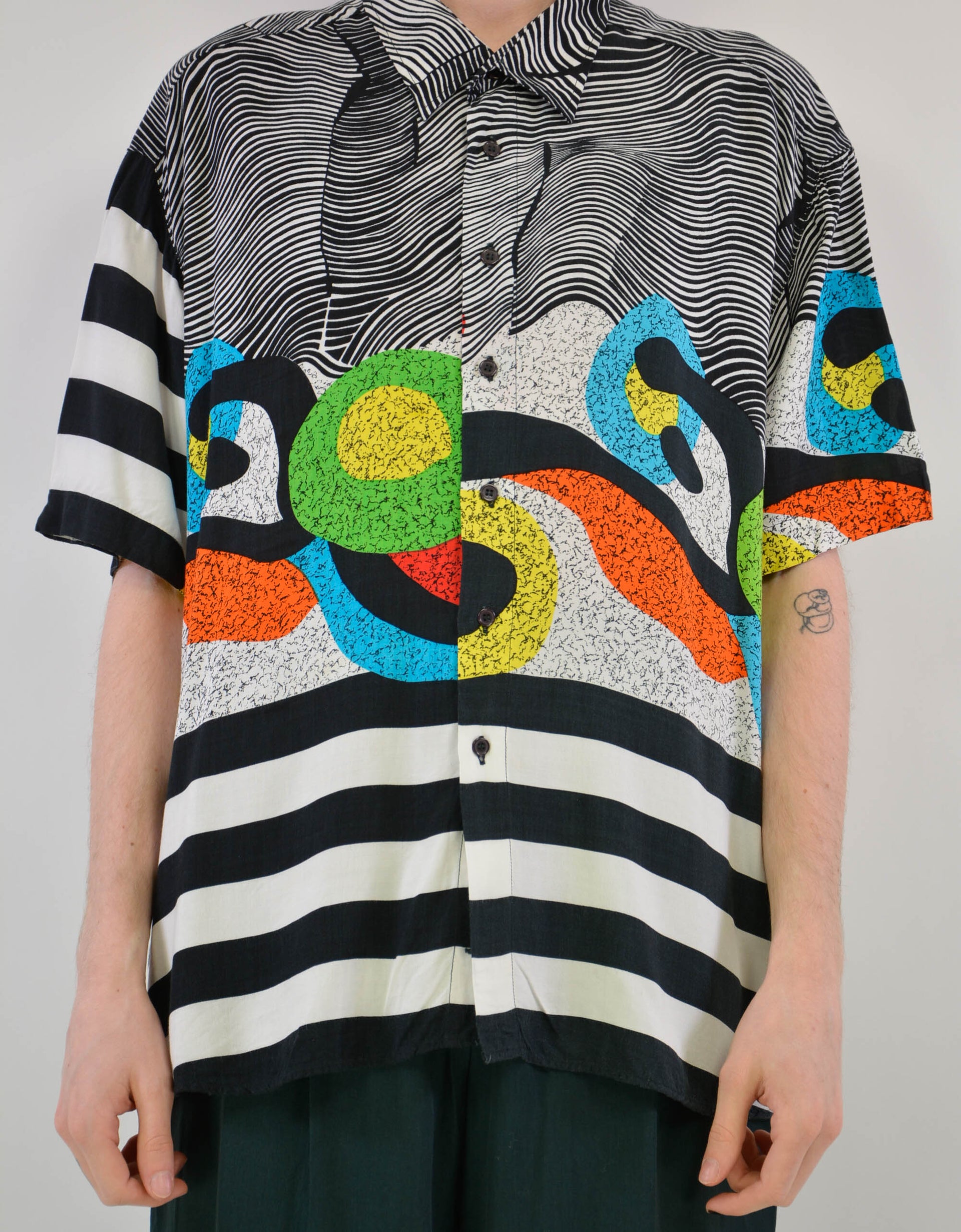 80s special print shirt - PICKNWEIGHT - VINTAGE KILO STORE