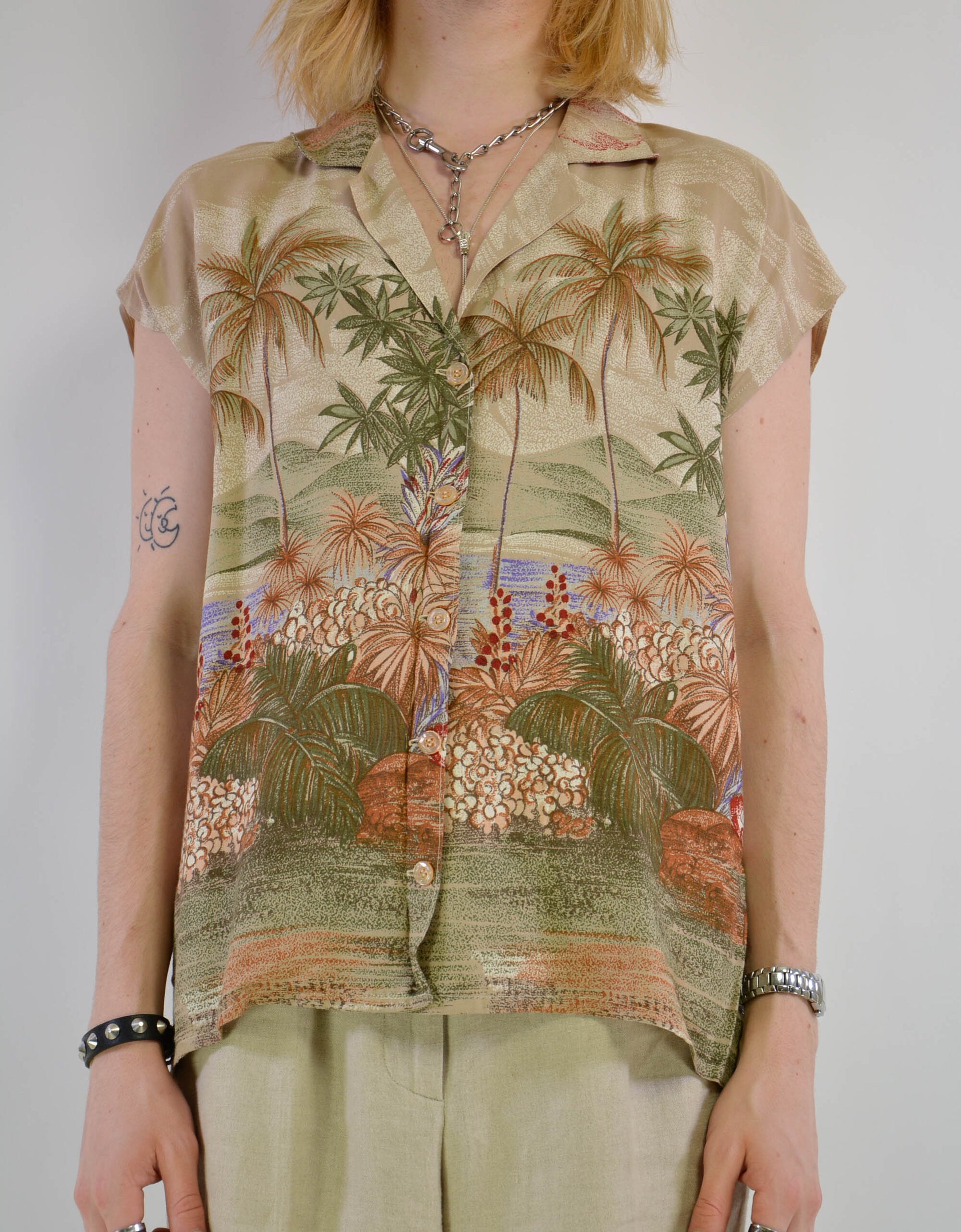Hawaiian print blouse - PICKNWEIGHT - VINTAGE KILO STORE