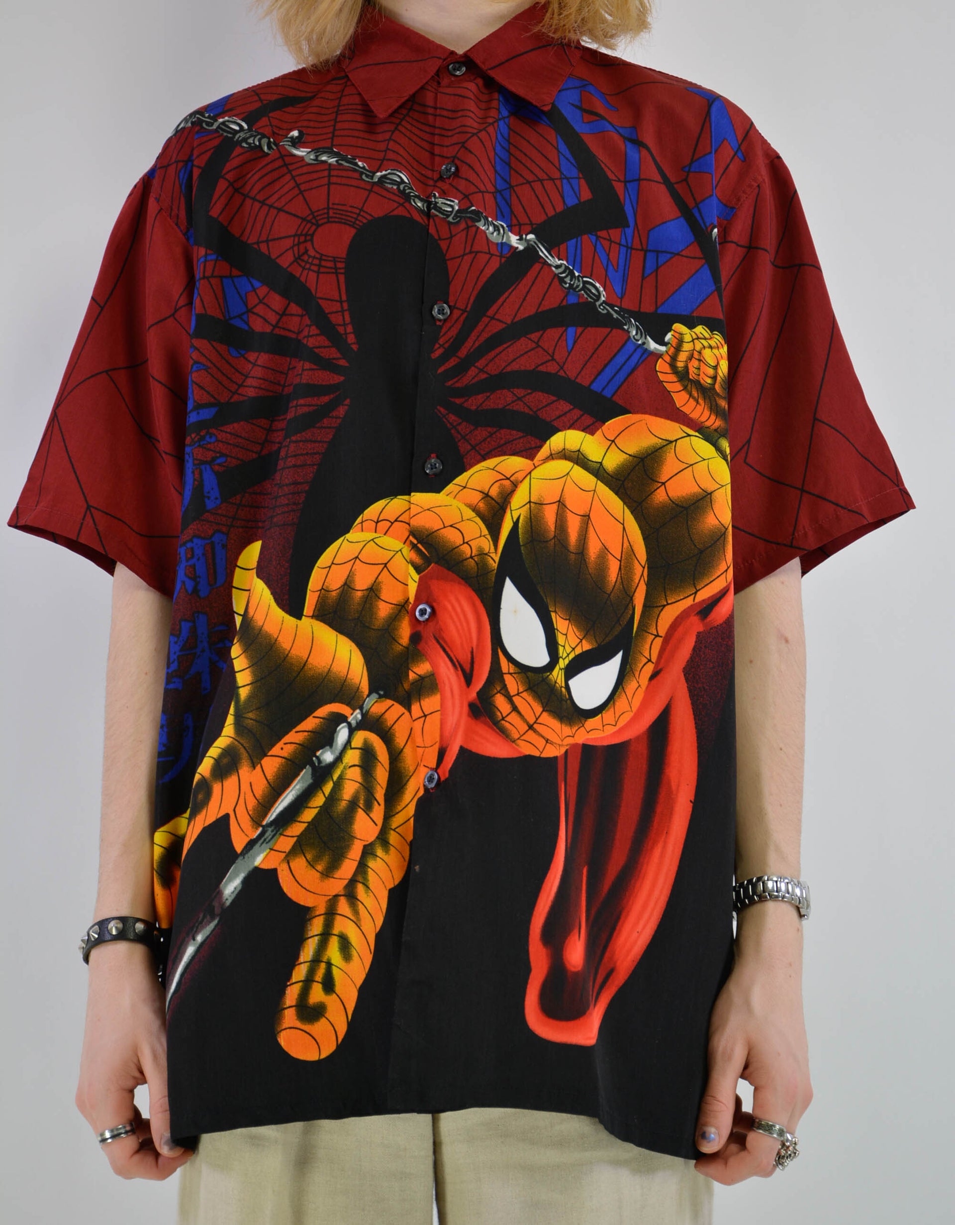 00s spiderman shirt - PICKNWEIGHT - VINTAGE KILO STORE