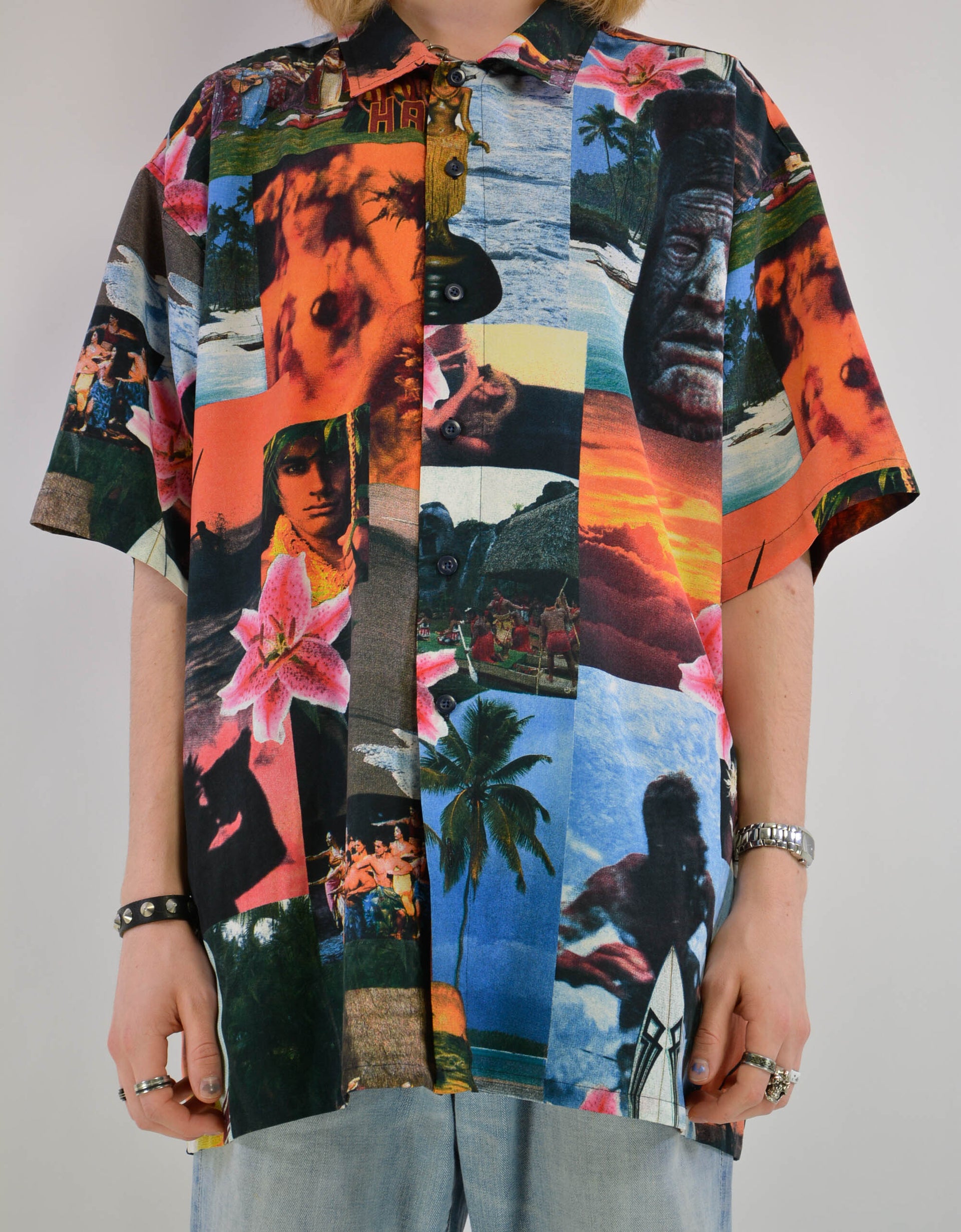 Hwaiian print shirt - PICKNWEIGHT - VINTAGE KILO STORE