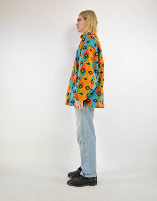 80s fleece sweater - PICKNWEIGHT - VINTAGE KILO STORE