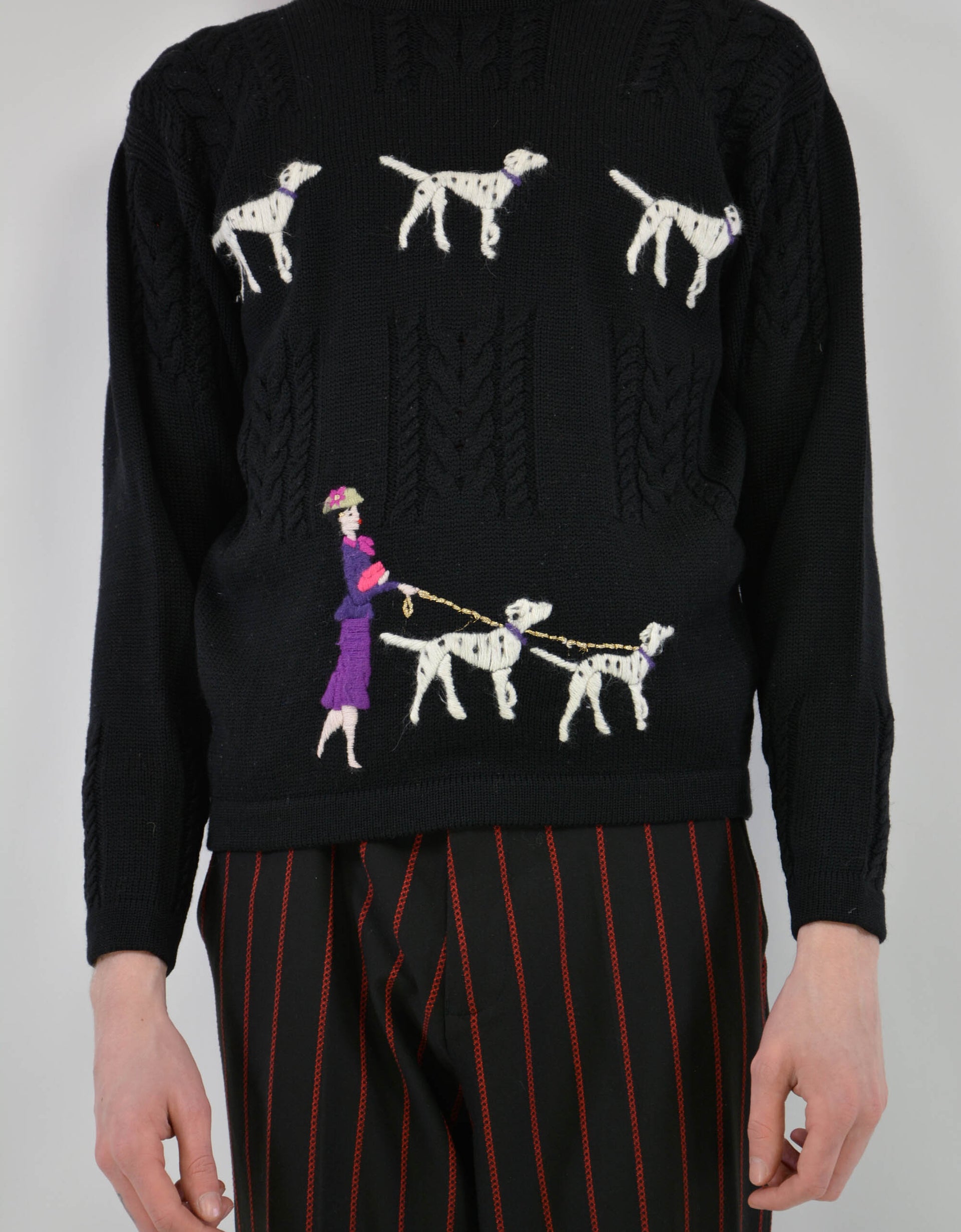 Dalmatian knitwear sweater - PICKNWEIGHT - VINTAGE KILO STORE