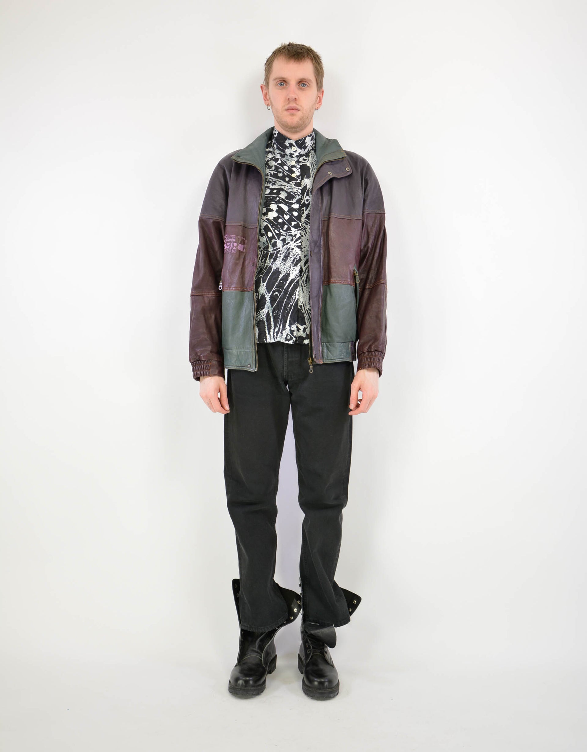 Ginera leather jacket - PICKNWEIGHT - VINTAGE KILO STORE