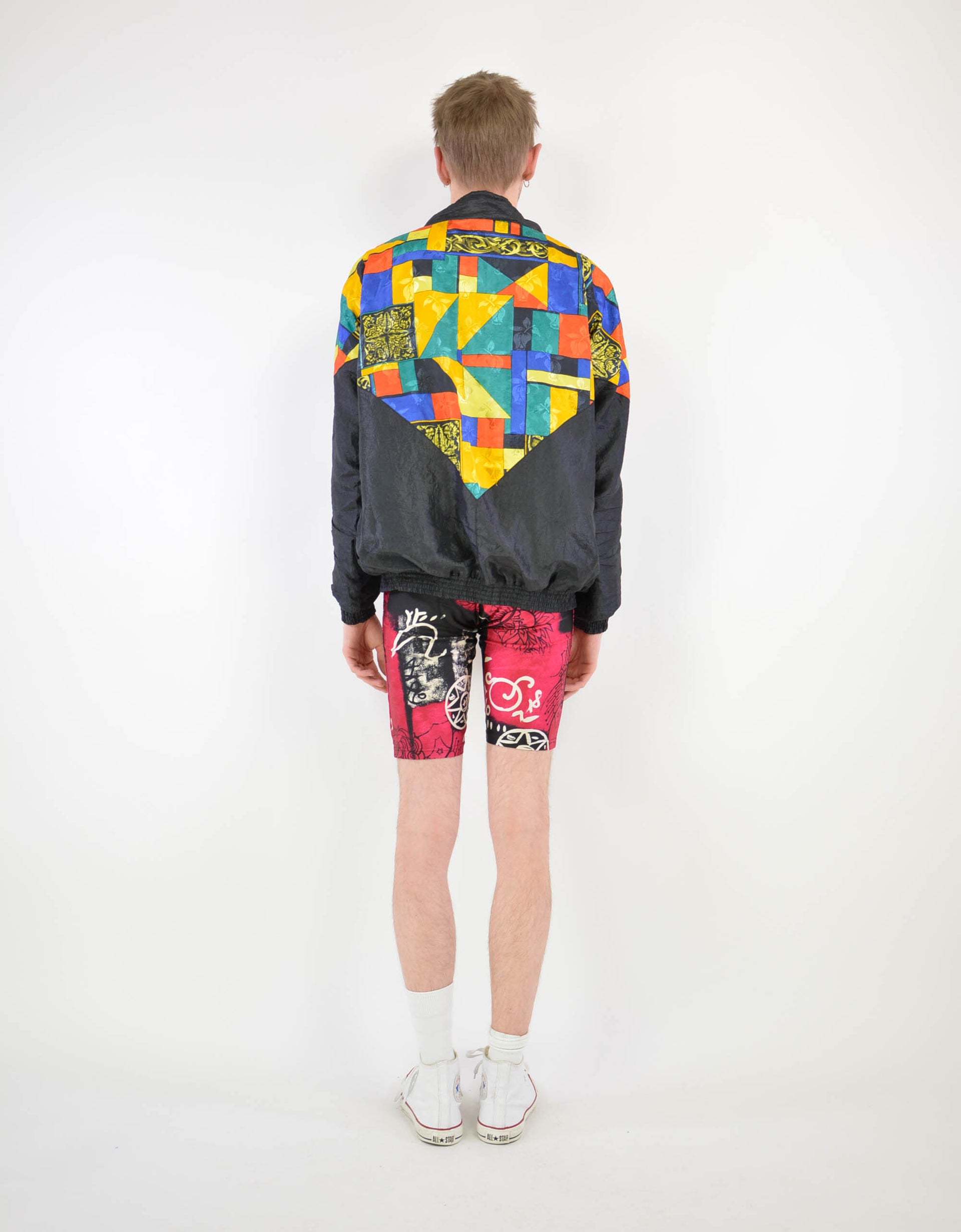 Baroque print training jacket - PICKNWEIGHT - VINTAGE KILO STORE