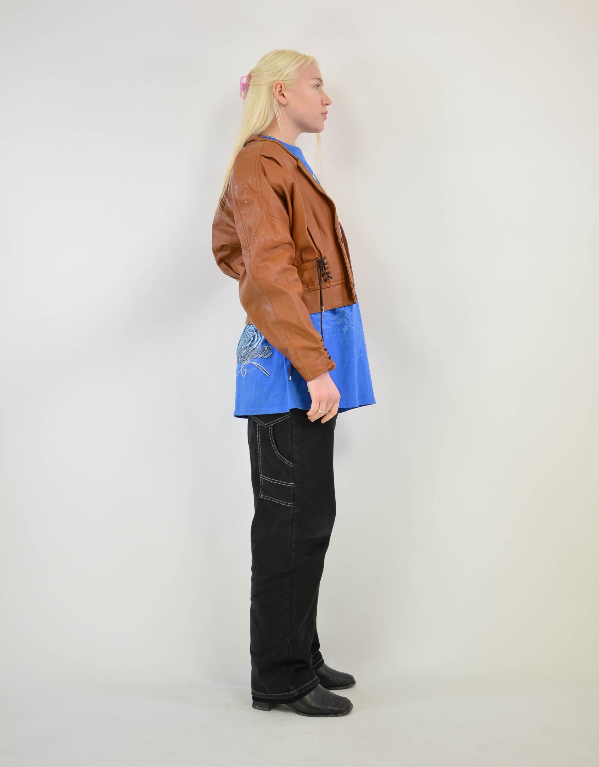Leather jacket - PICKNWEIGHT - VINTAGE KILO STORE