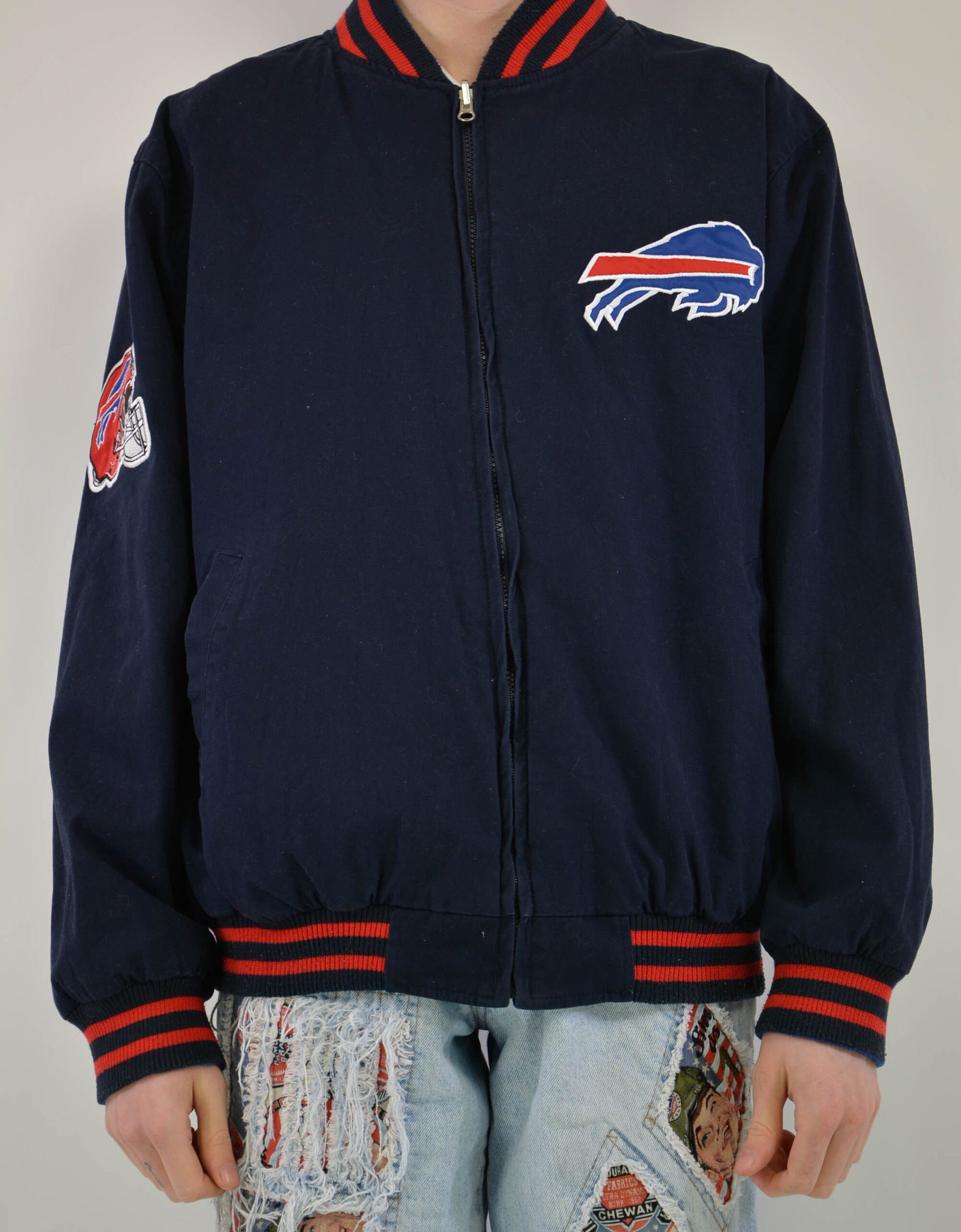 Reversible NFL college jacket - PICKNWEIGHT - VINTAGE KILO STORE