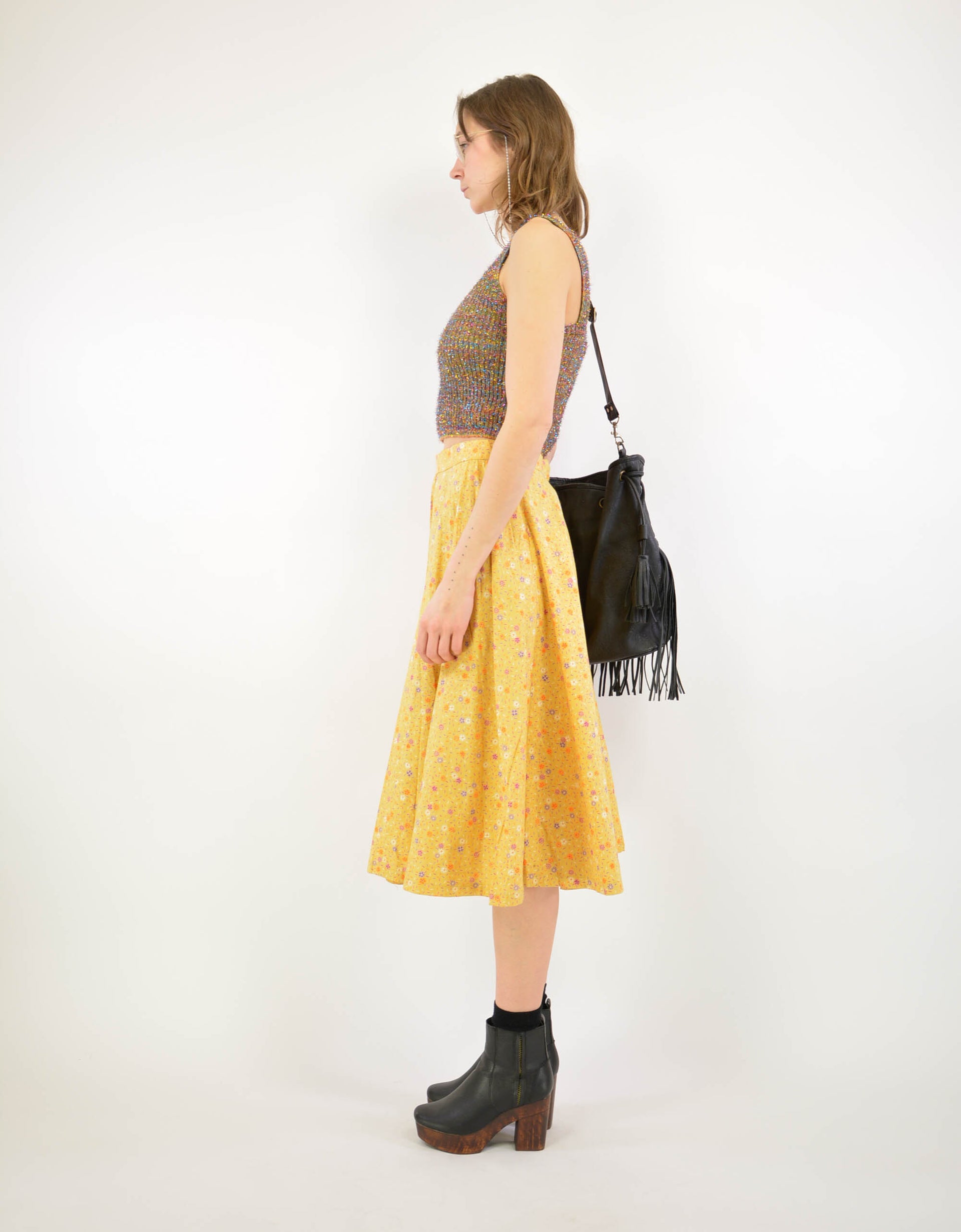 Flower skirt - PICKNWEIGHT - VINTAGE KILO STORE