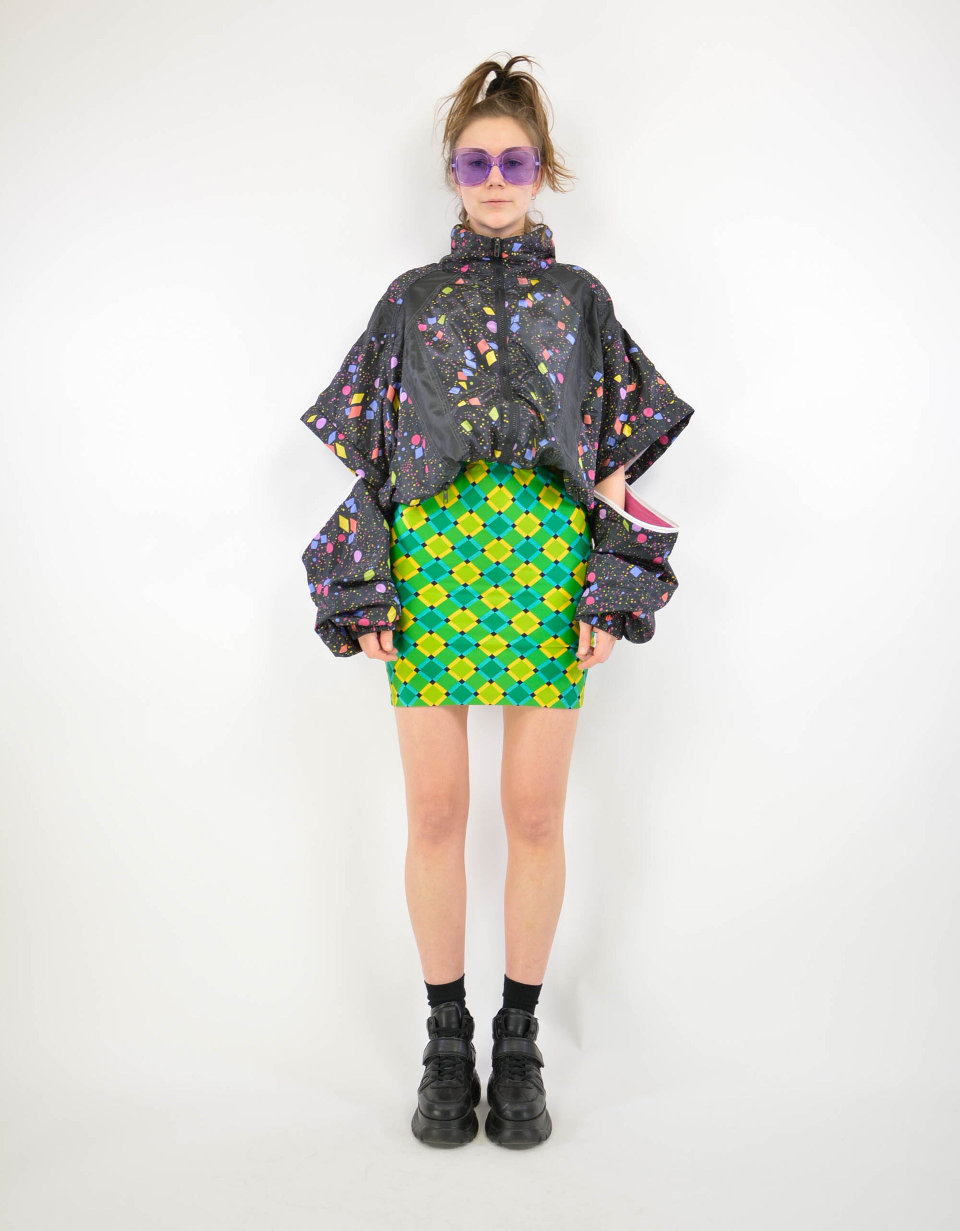 70s print skirt - PICKNWEIGHT - VINTAGE KILO STORE