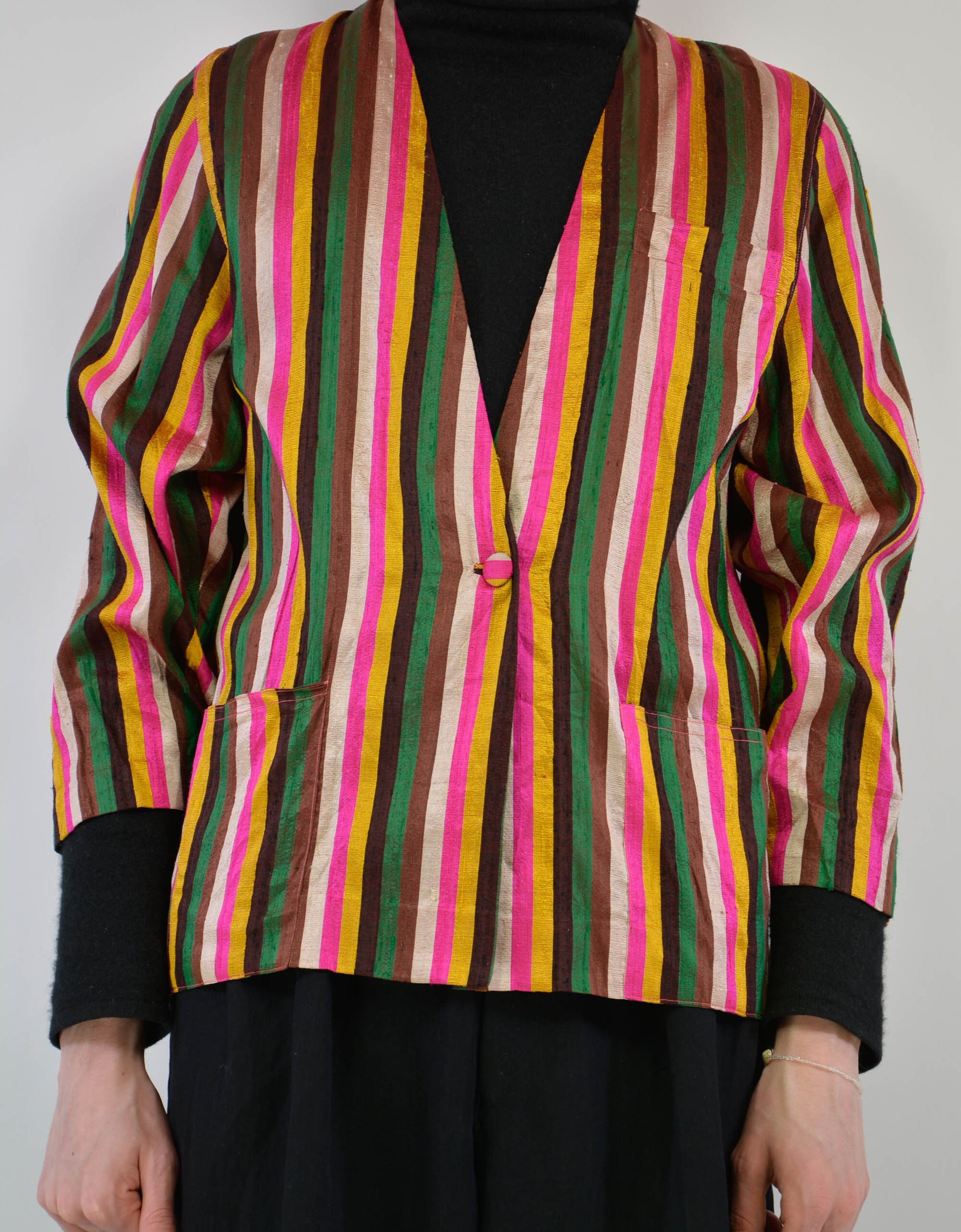 70s stripe jacket - PICKNWEIGHT - VINTAGE KILO STORE