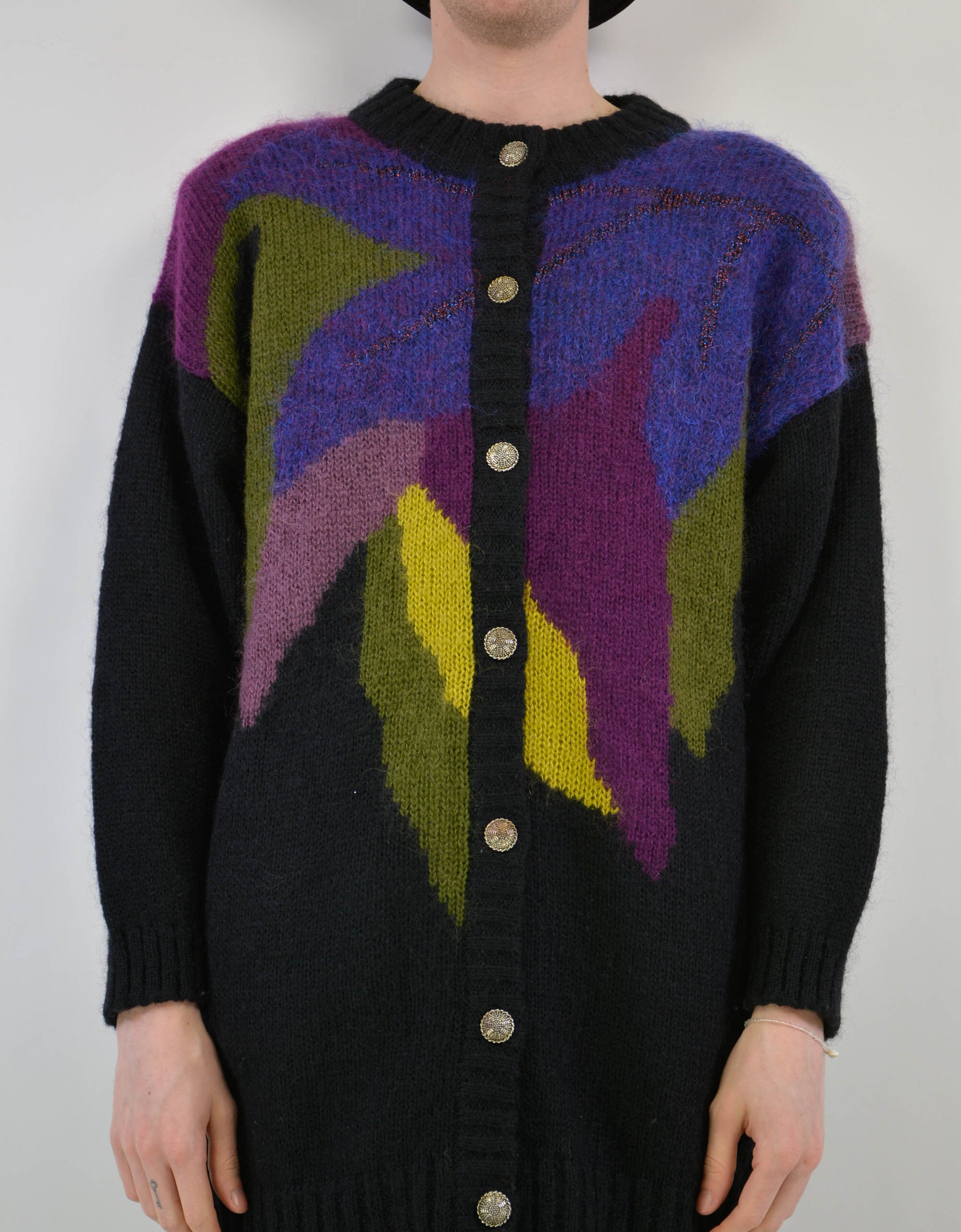 90s knitwear cardigan - PICKNWEIGHT - VINTAGE KILO STORE