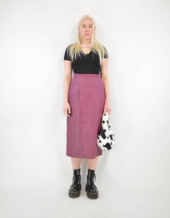 Leather skirt - PICKNWEIGHT - VINTAGE KILO STORE