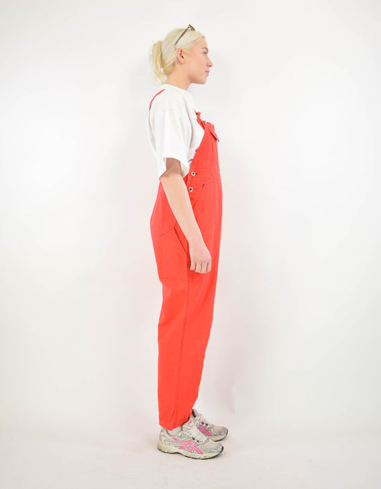 Red dungaree - PICKNWEIGHT - VINTAGE KILO STORE