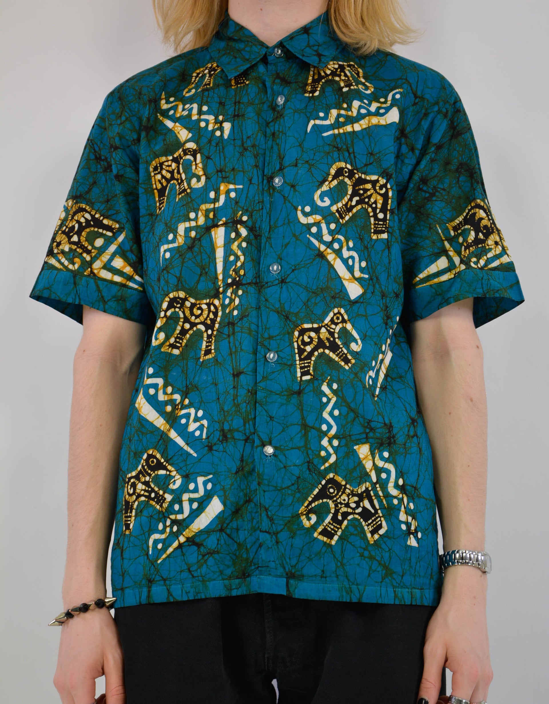 Ethnic print shirt - PICKNWEIGHT - VINTAGE KILO STORE