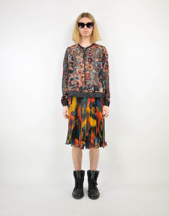 Pleated flower skirt - PICKNWEIGHT - VINTAGE KILO STORE