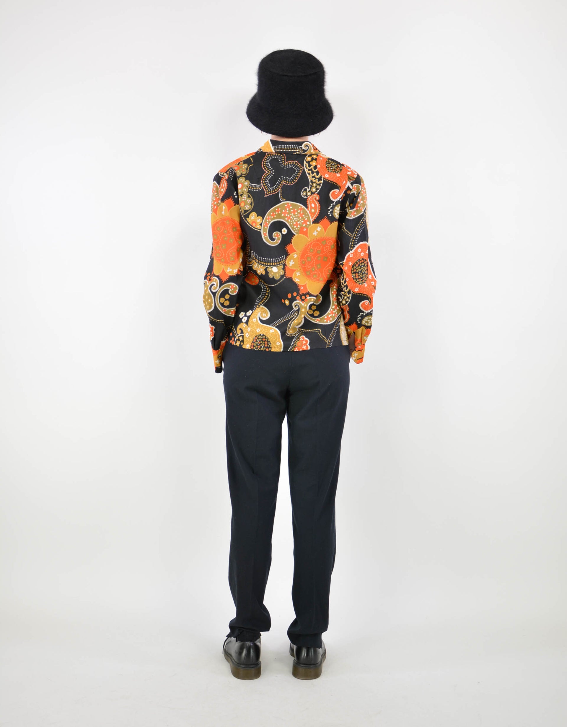 70s print blouse - PICKNWEIGHT - VINTAGE KILO STORE