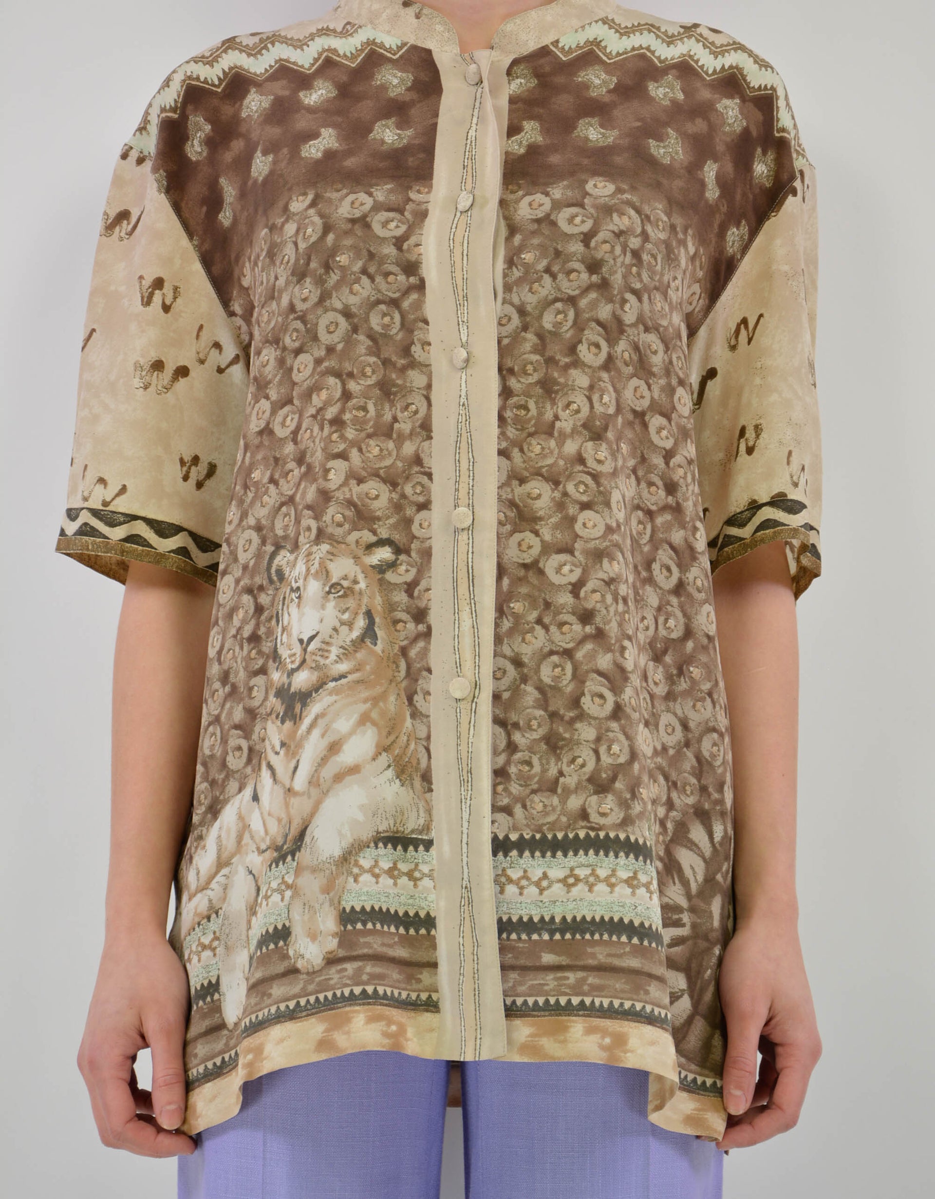 Animal print blouse - PICKNWEIGHT - VINTAGE KILO STORE