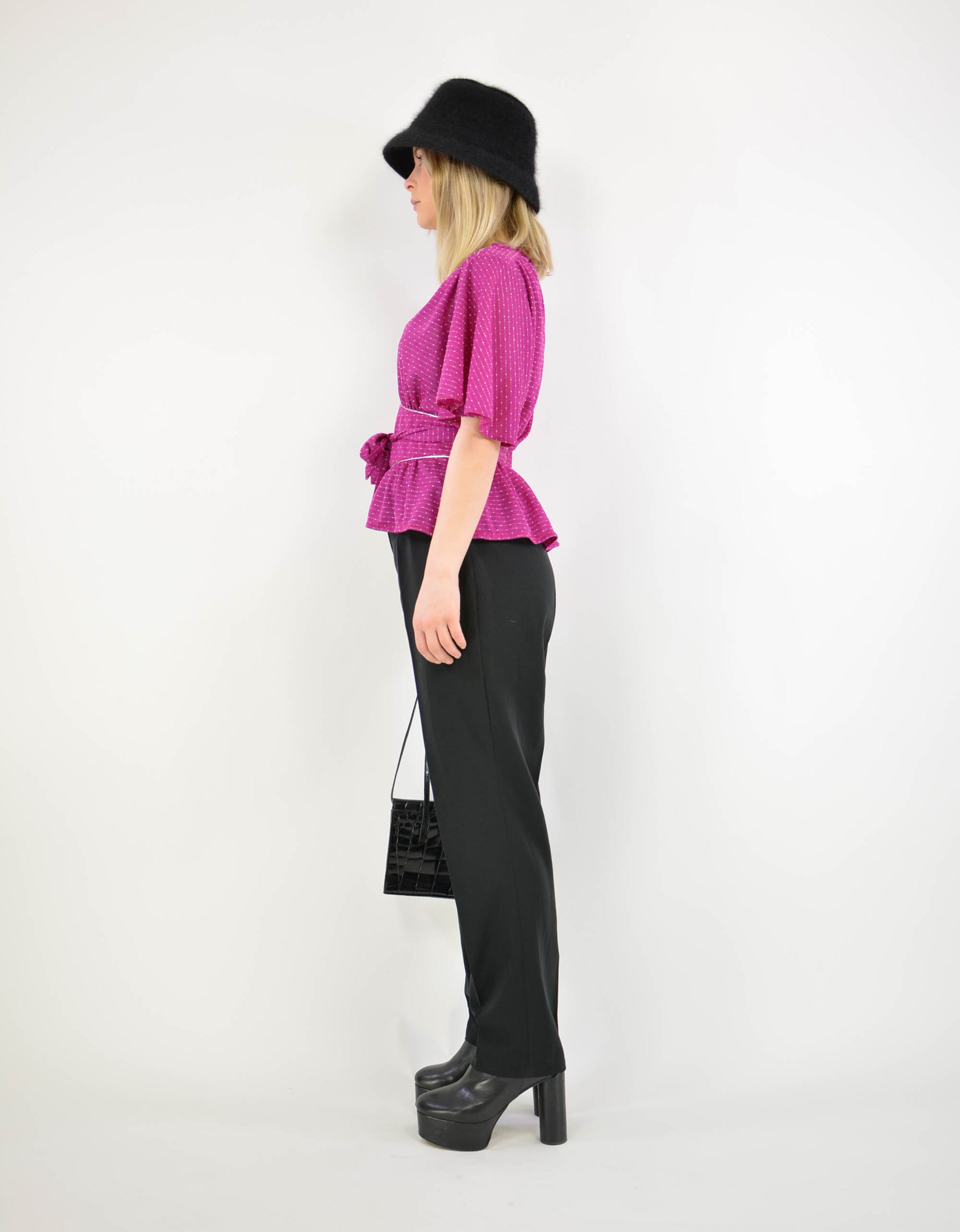 80s lurex blouse - PICKNWEIGHT - VINTAGE KILO STORE