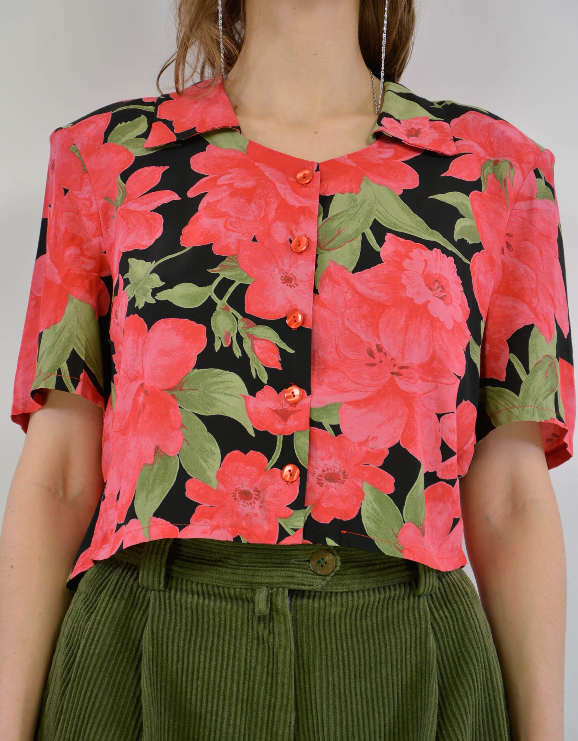 Flower blouse - PICKNWEIGHT - VINTAGE KILO STORE