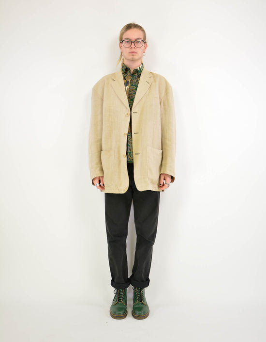 Linen suit jacket - PICKNWEIGHT - VINTAGE KILO STORE