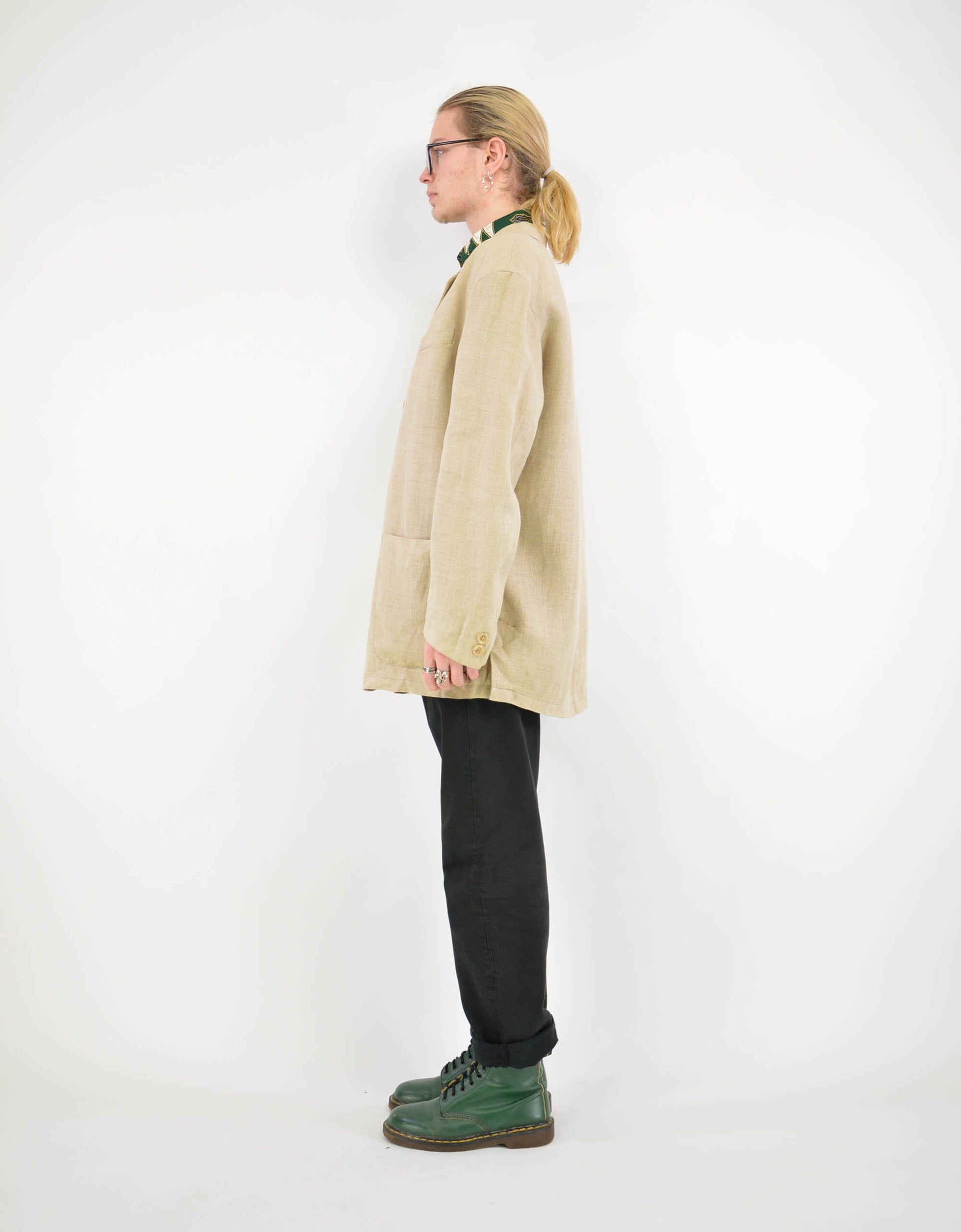 Linen suit jacket - PICKNWEIGHT - VINTAGE KILO STORE
