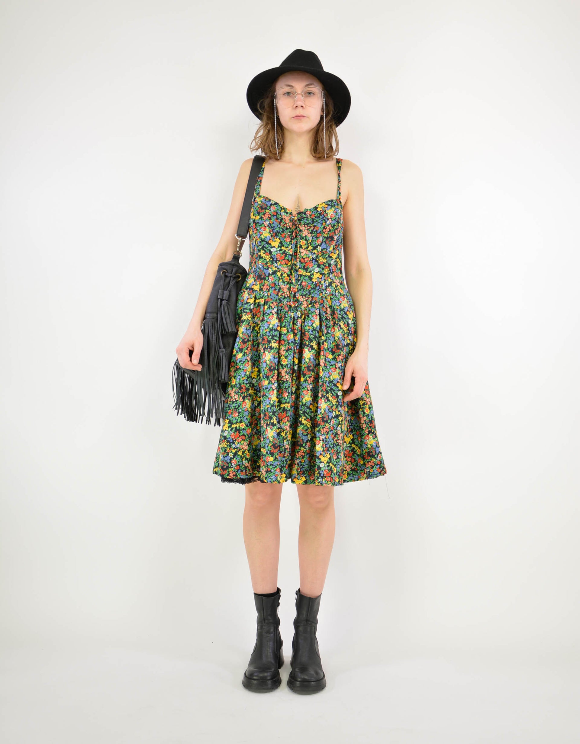 Flower print dress - PICKNWEIGHT - VINTAGE KILO STORE
