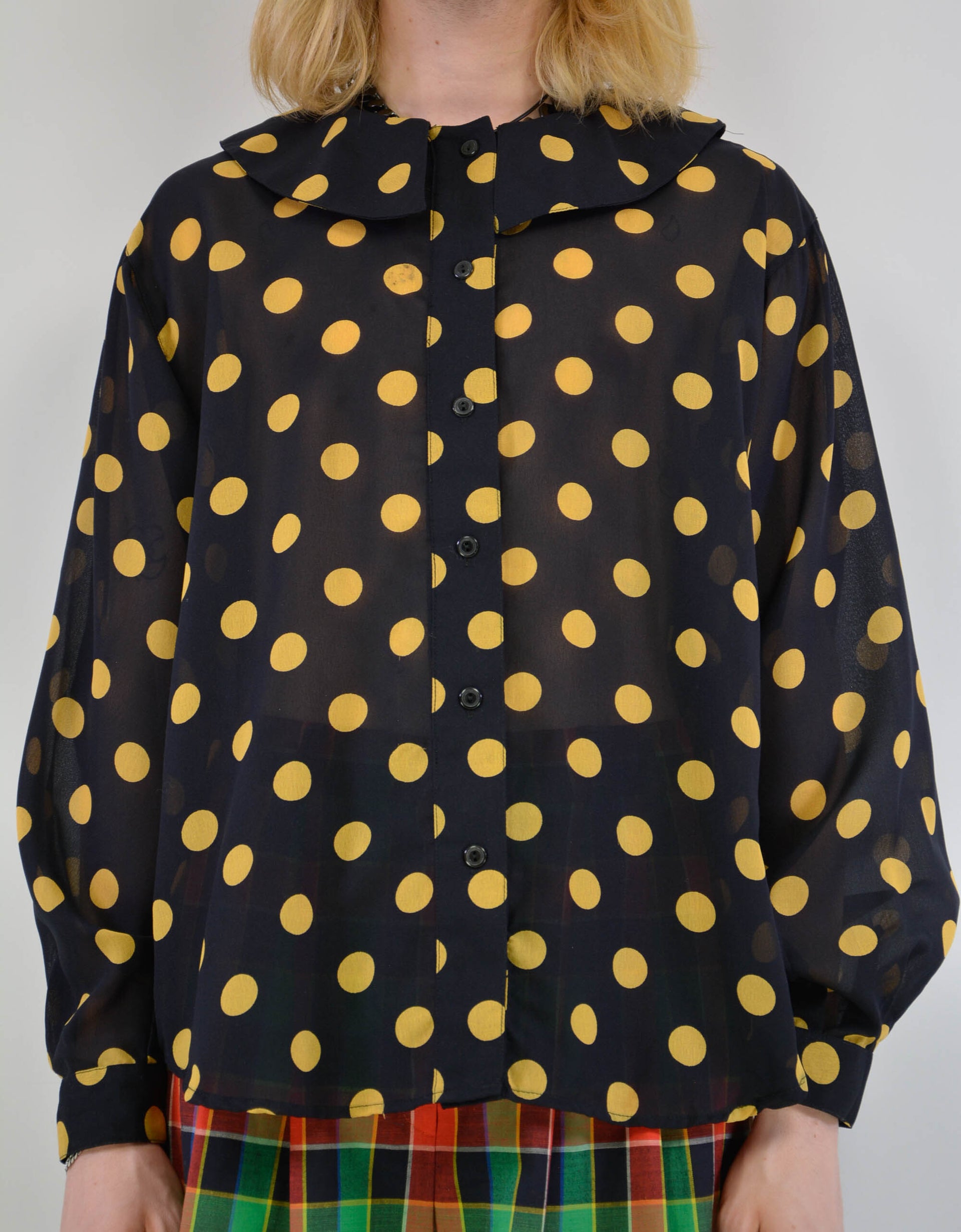 Dotted print blouse - PICKNWEIGHT - VINTAGE KILO STORE