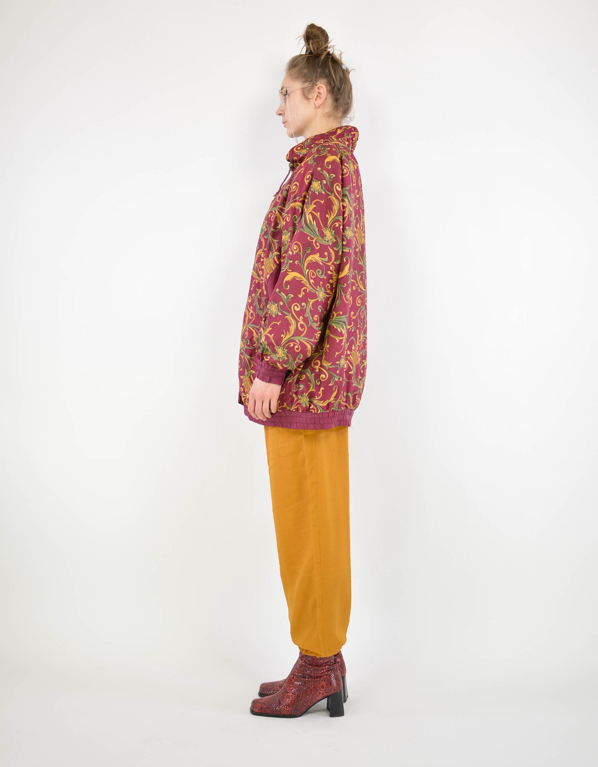 Flower silk jacket - PICKNWEIGHT - VINTAGE KILO STORE