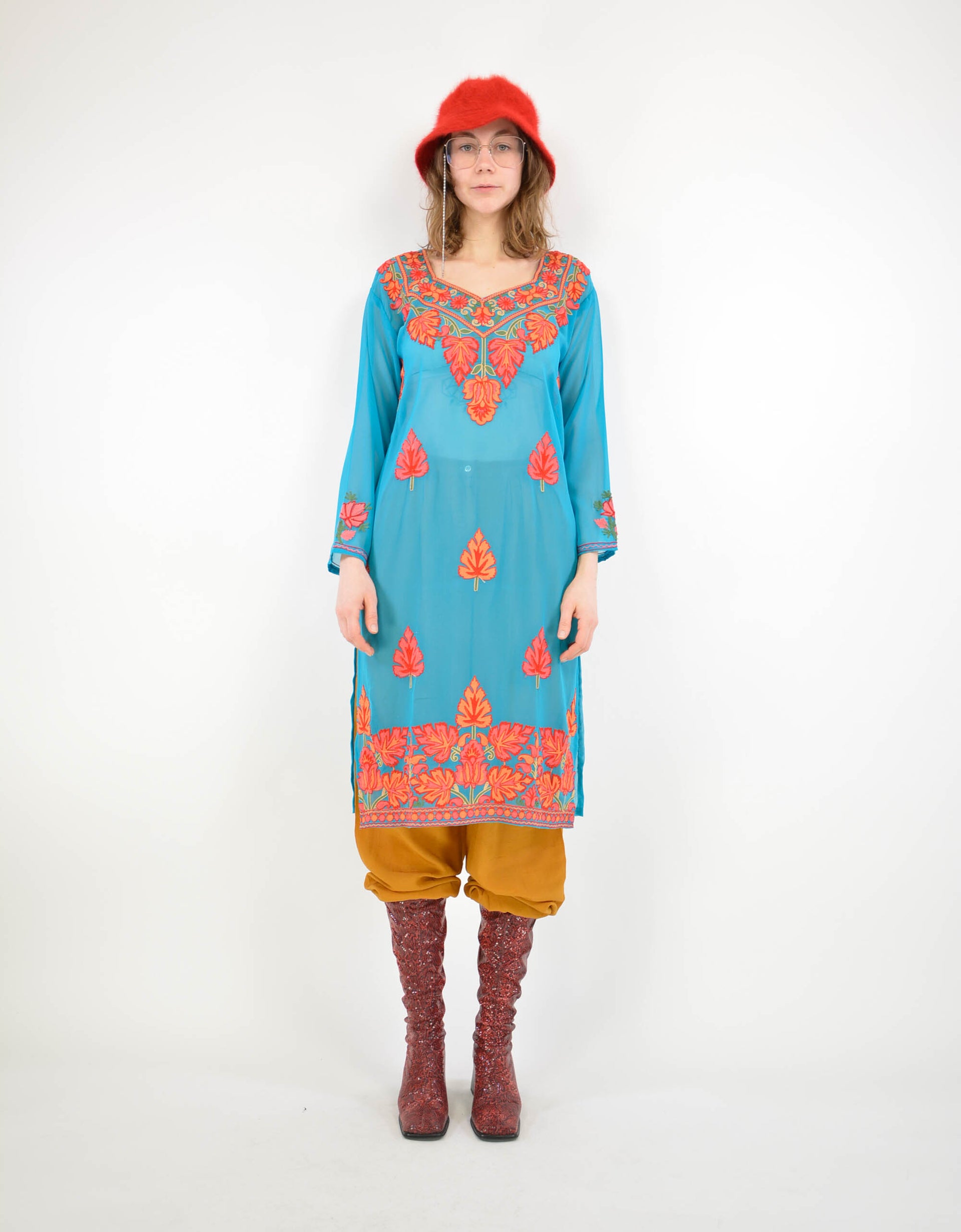 Indian print dress - PICKNWEIGHT - VINTAGE KILO STORE