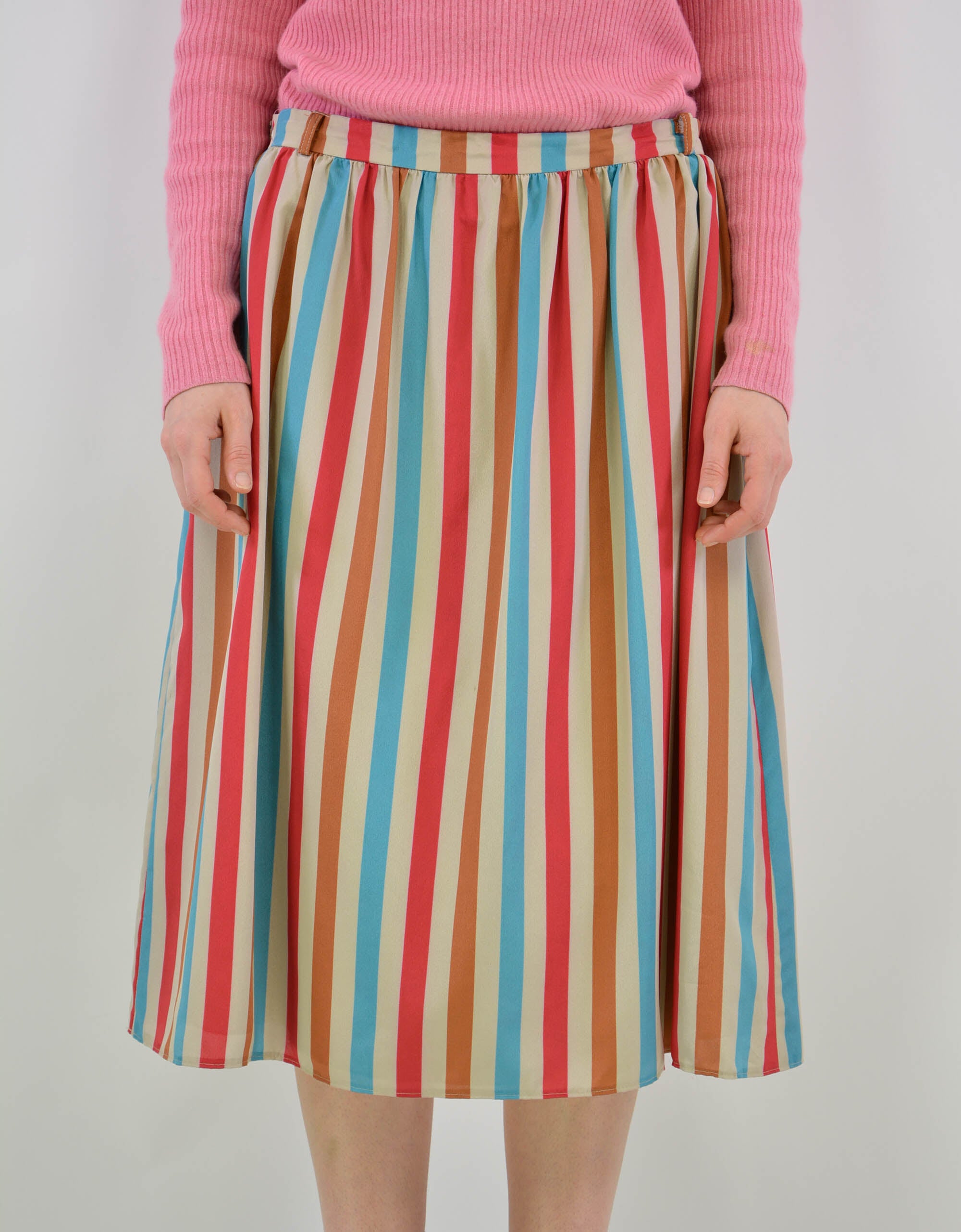 1970s shop striped skirt