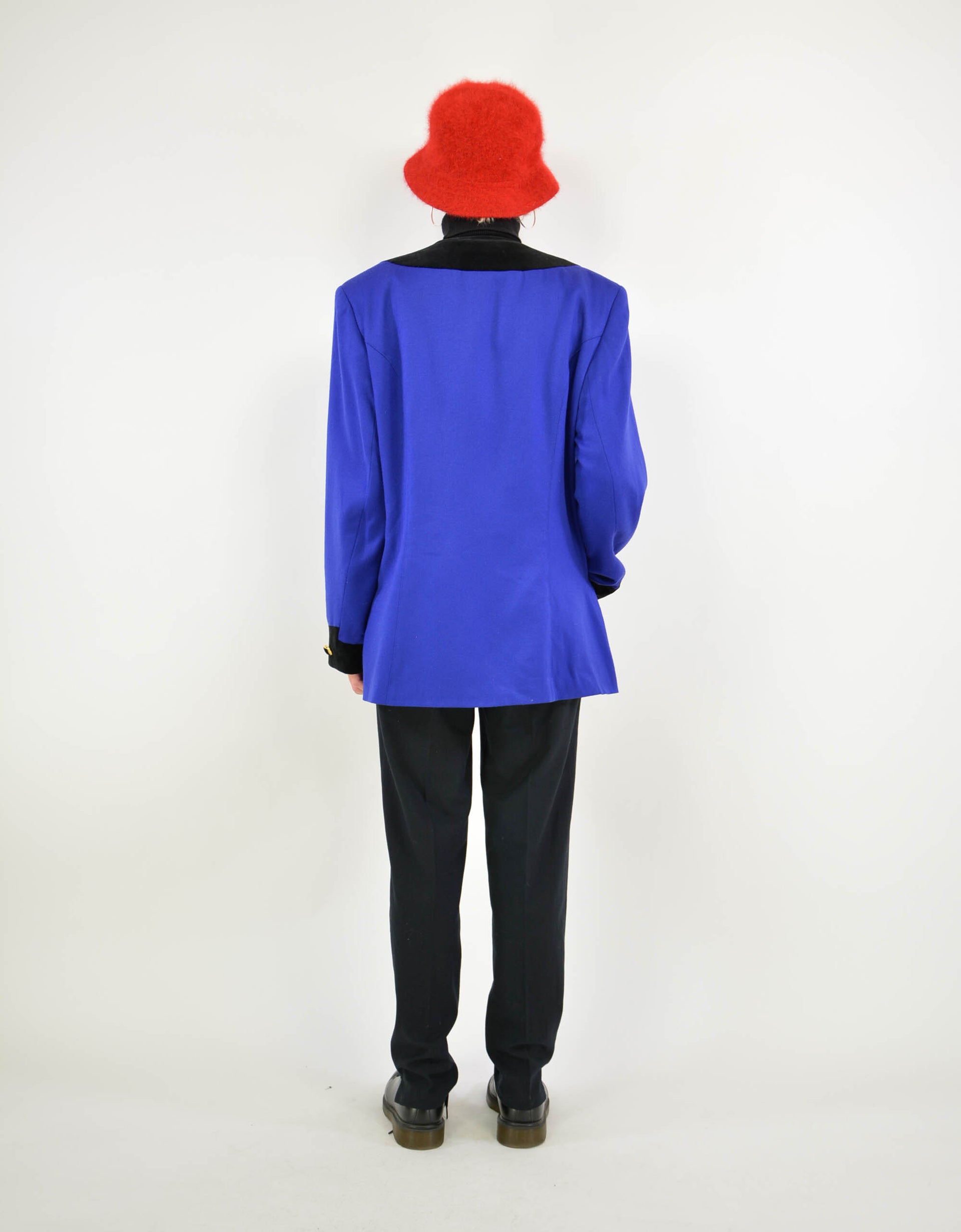 Blue wool suit jacket - PICKNWEIGHT - VINTAGE KILO STORE